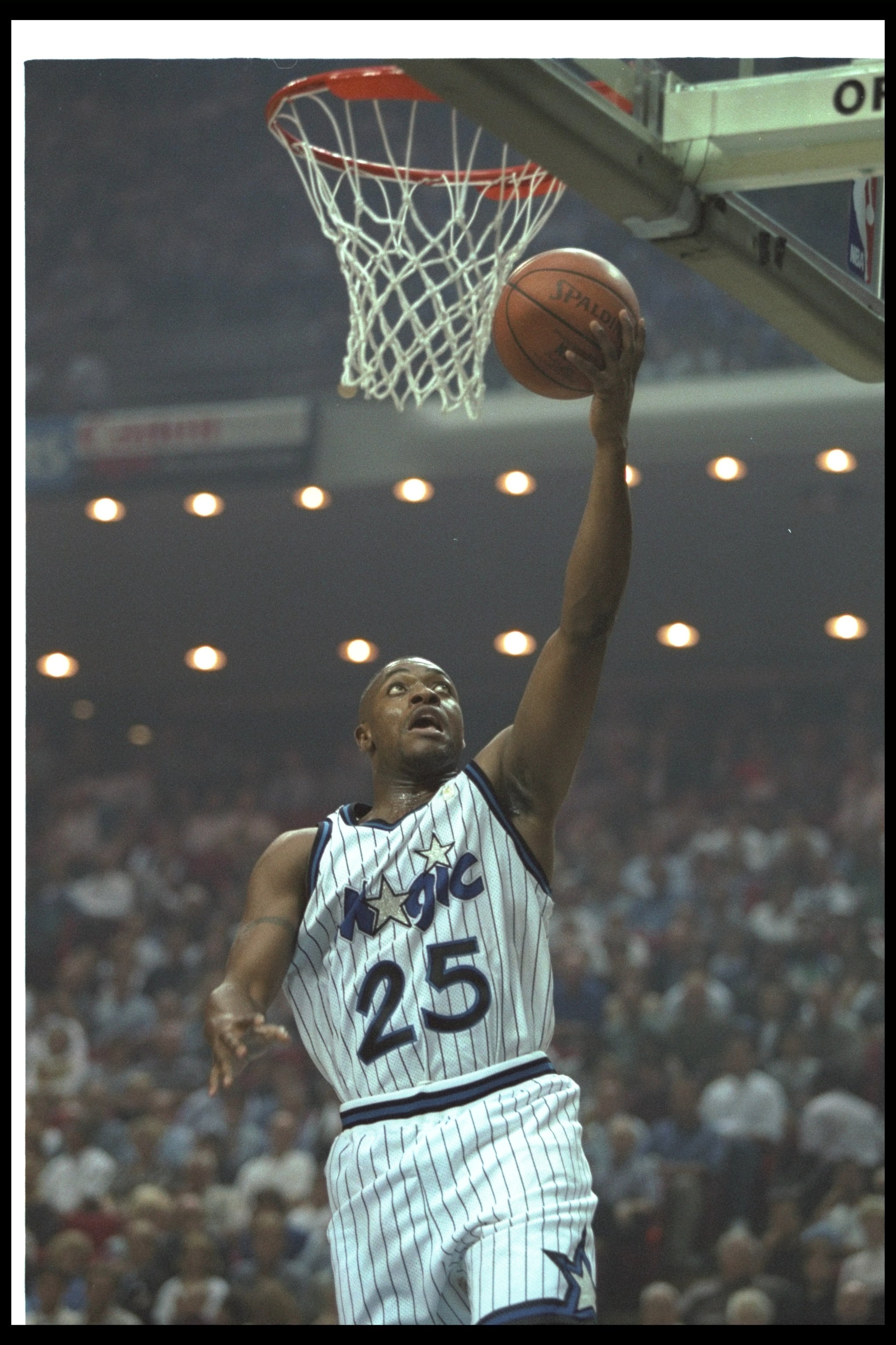 1 Nov 1996: Guard Nick Anderson of the Orlando Magic goes up for two during a game against the Washington Bullets at the Orlando Arena in Orlando, Florida. The Bullets won the game, 96-92. Mandatory Credit: Andy Lyons /Allsport 1 Nov 1996: Guard Nick Anderson of the Orlando Magic goes up for two during a game against the Washington Bullets at the Orlando Arena in Orlando, Florida. The Bullets won the game, 96-92. Mandatory Credit: Andy Lyons /Allsport