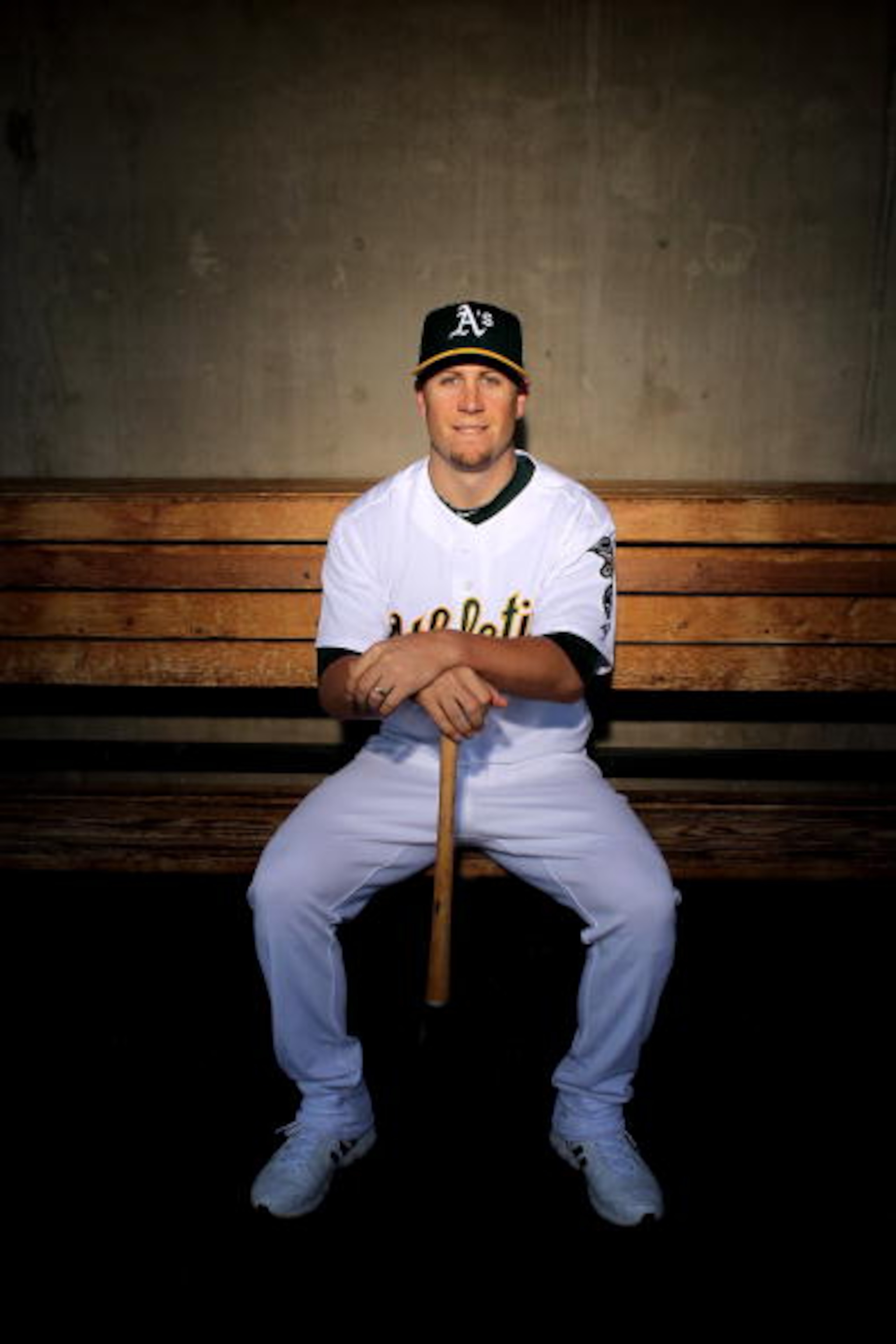 PHOENIX - MARCH 01:  Steve Tolleson of the Oakland Athletics poses during photo media day at the Athletics spring training complex on March 1, 2010 in Phoenix, Arizona.  (Photo by Ezra Shaw/Getty Images)