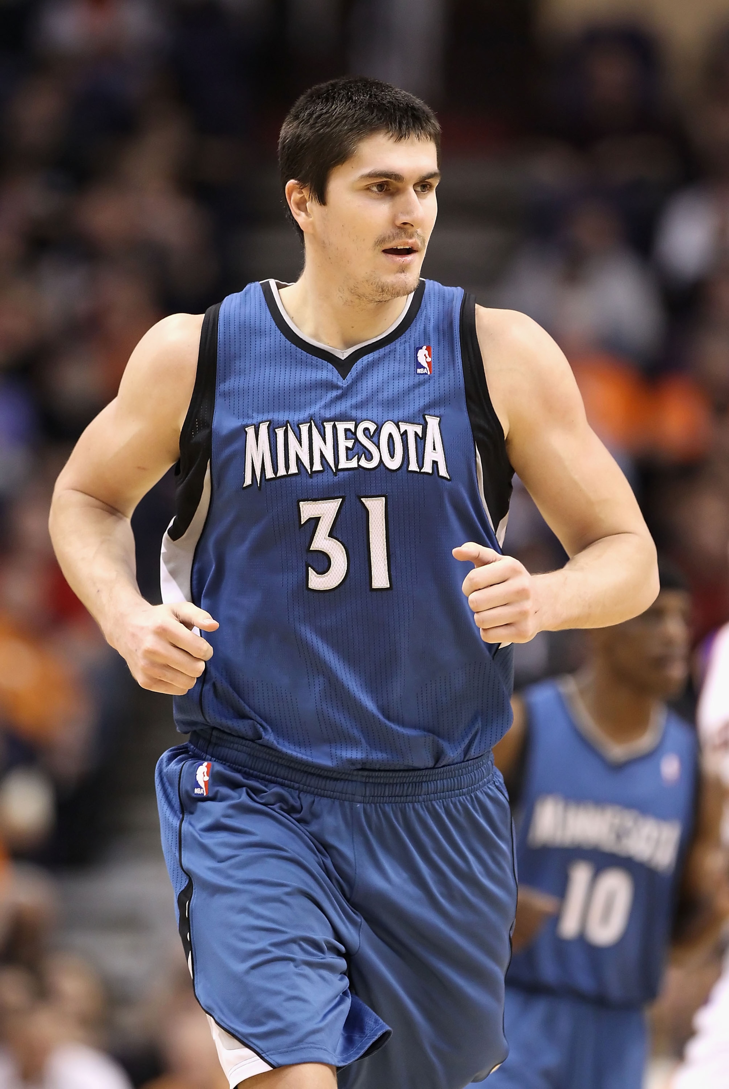 PHOENIX - DECEMBER 15: Darko Milicic #31 of the Minnesota Timberwolves during the NBA game against the Phoenix Suns at US Airways Center on December 15, 2010 in Phoenix, Arizona. The Suns defeated the Timberwolves 128-122. NOTE TO USER: User expressly PHOENIX - DECEMBER 15: Darko Milicic #31 of the Minnesota Timberwolves during the NBA game against the Phoenix Suns at US Airways Center on December 15, 2010 in Phoenix, Arizona. The Suns defeated the Timberwolves 128-122. NOTE TO USER: User expressly