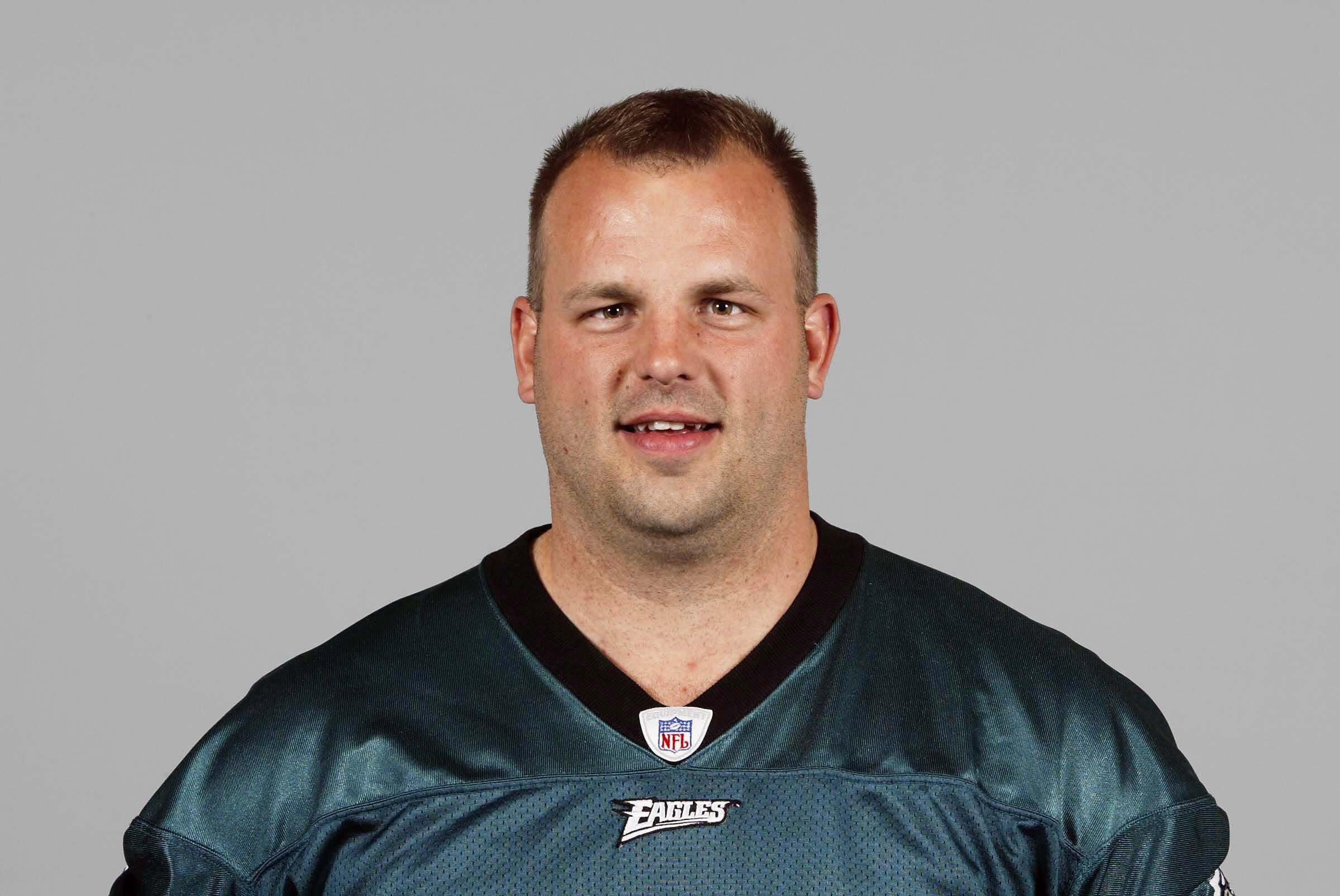 PHILADELPHIA - 2008:  Jon Runyan of the Philadelphia Eagles poses for his 2008 NFL headshot at photo day in Philadelphia, Pennsylvania.  (Photo by Getty Images)