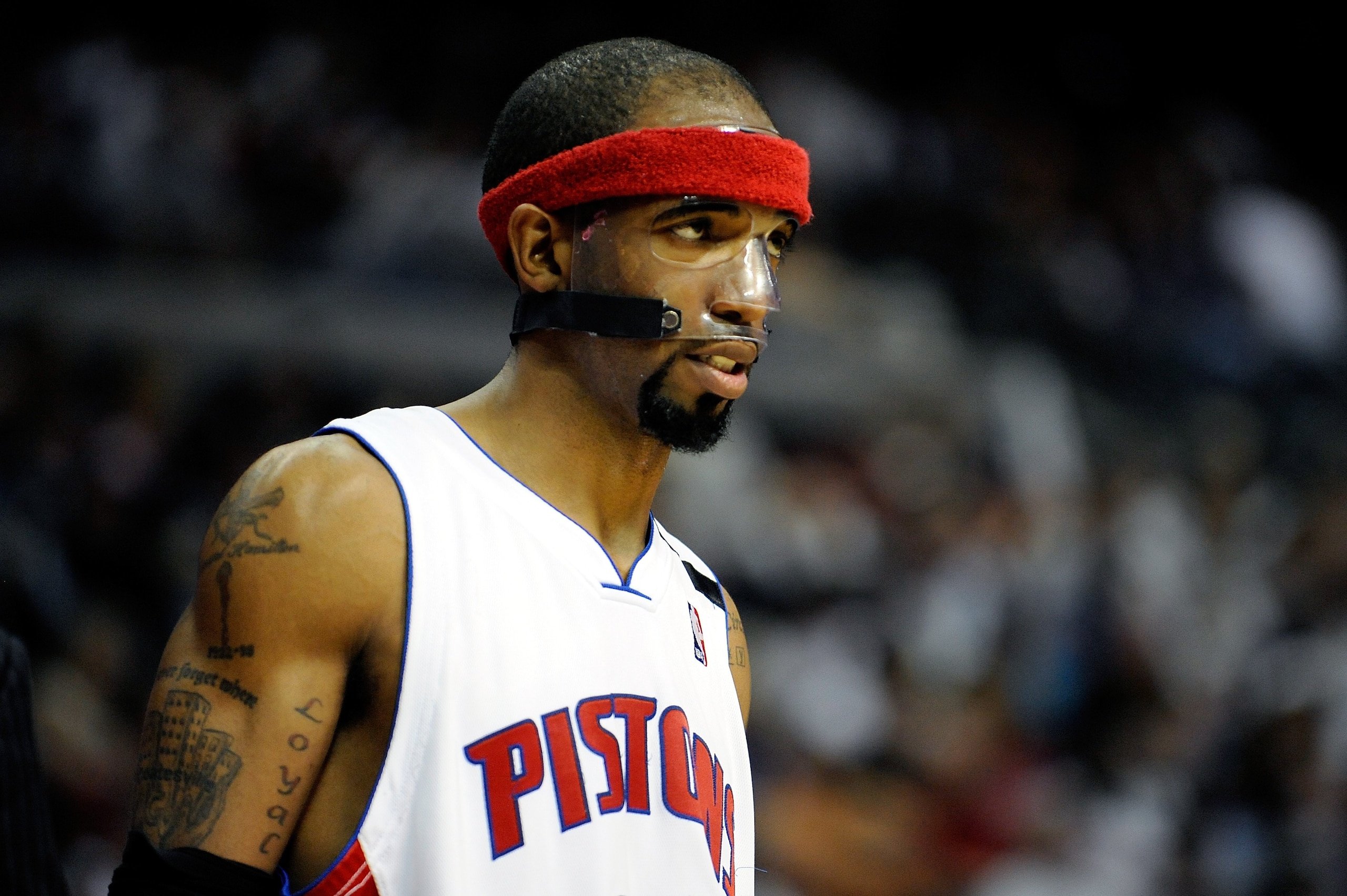 AUBURN HILLS, MI - APRIL 24: Richard Hamilton #32 of the Detroit Pistons looks across the court in Game Three of the Eastern Conference Quarterfinals against the Cleveland Cavaliers during the 2009 NBA Playoffs at the Palace of Auburn Hills on April 24, AUBURN HILLS, MI - APRIL 24: Richard Hamilton #32 of the Detroit Pistons looks across the court in Game Three of the Eastern Conference Quarterfinals against the Cleveland Cavaliers during the 2009 NBA Playoffs at the Palace of Auburn Hills on April 24,
