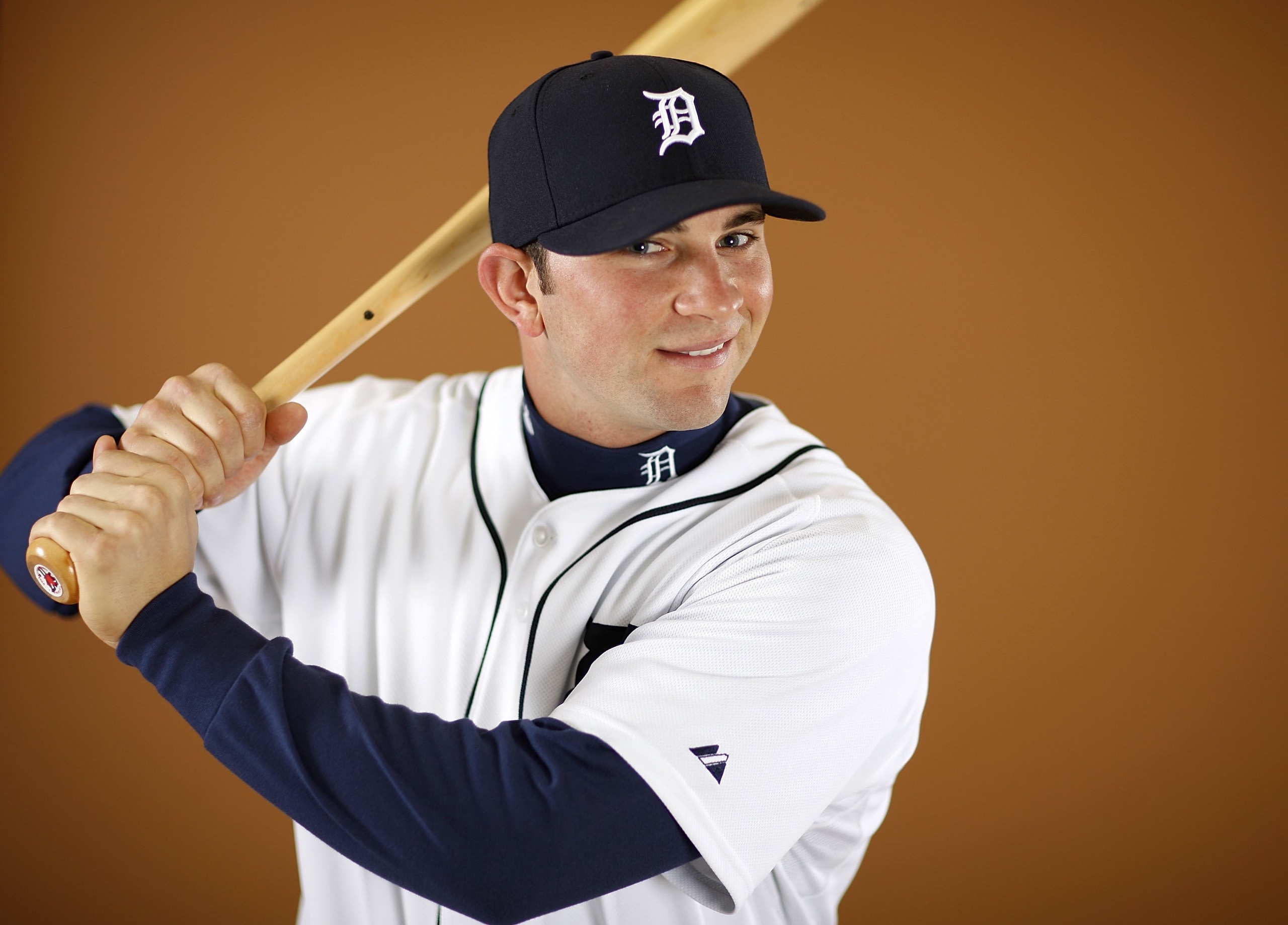 LAKELAND, FL - FEBRUARY 27:  Casper Wells #57 of the Detroit Tigers poses during photo day at the Detroit Tigers Spring Training facility on February 27, 2010 in Lakeland, Florida.  (Photo by Gregory Shamus/Getty Images)