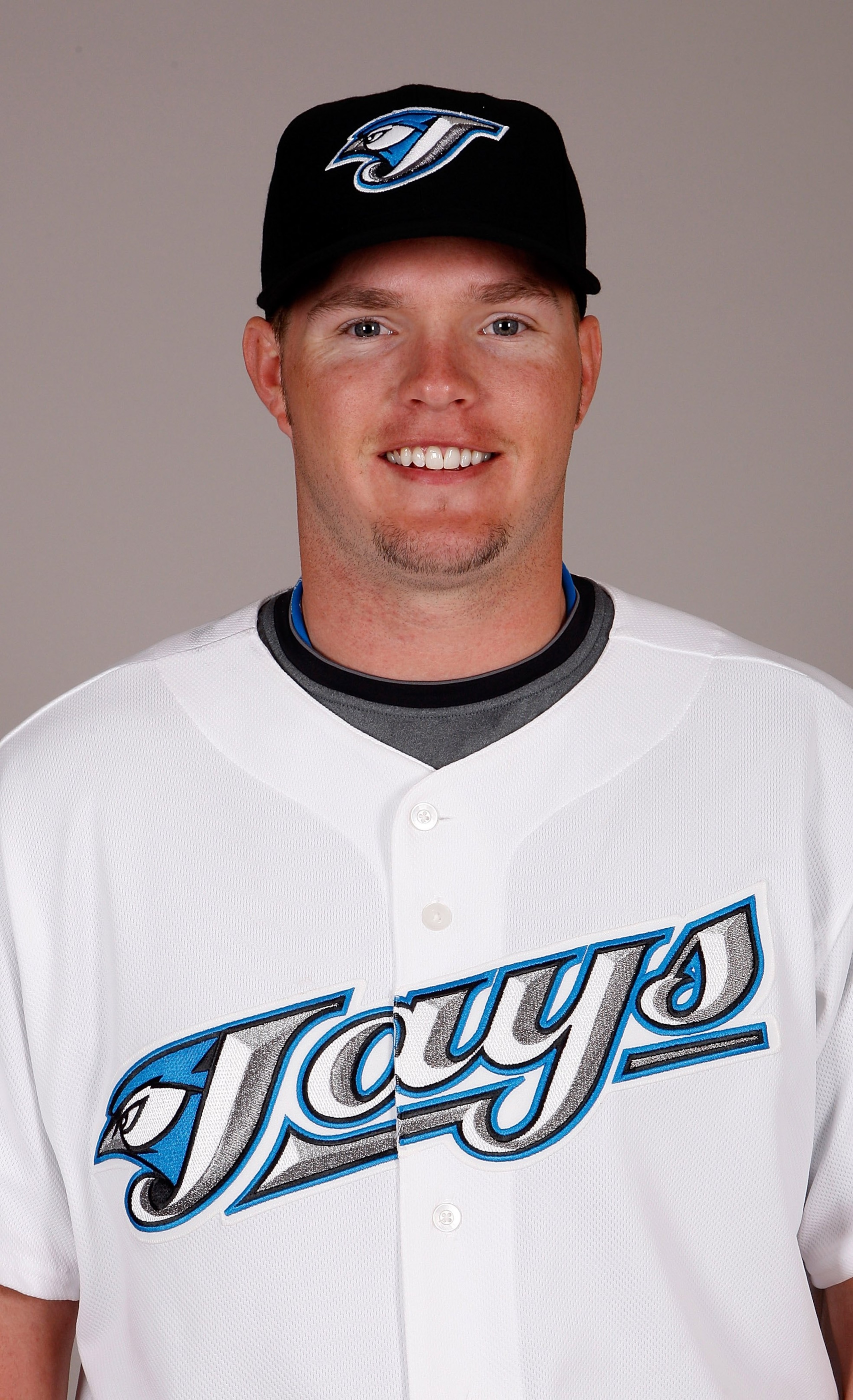 DUNEDIN, FL - FEBRUARY 23:  Brad Emaus #69 of the Toronto Blue Jays poses during photo day at the Bobby Mattick Training Center at Englebert Complex on February 23, 2009 in Dunedin, Florida.  (Photo by J. Meric/Getty Images)