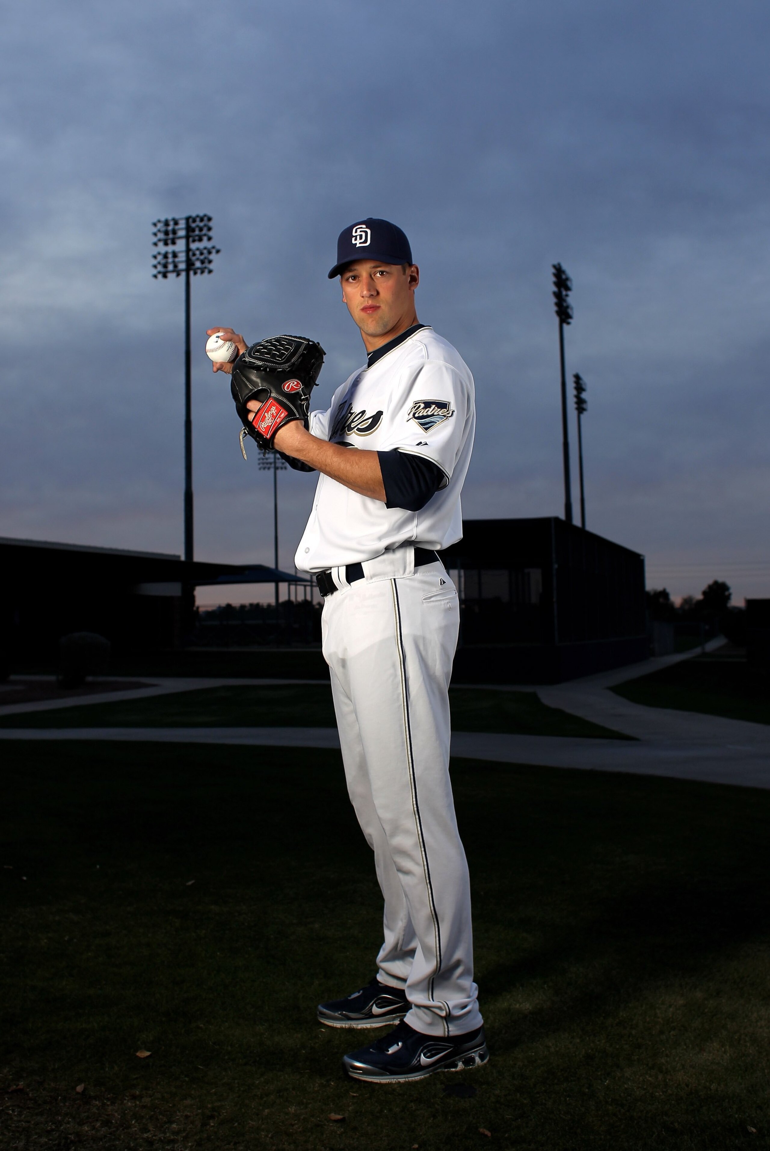 PEORIA, AZ - FEBRUARY 27:  Luke Gregerson of the San Diego Padres poses during photo media day at the Padres spring training complex on February 27, 2010 in Peoria, Arizona.  (Photo by Ezra Shaw/Getty Images)