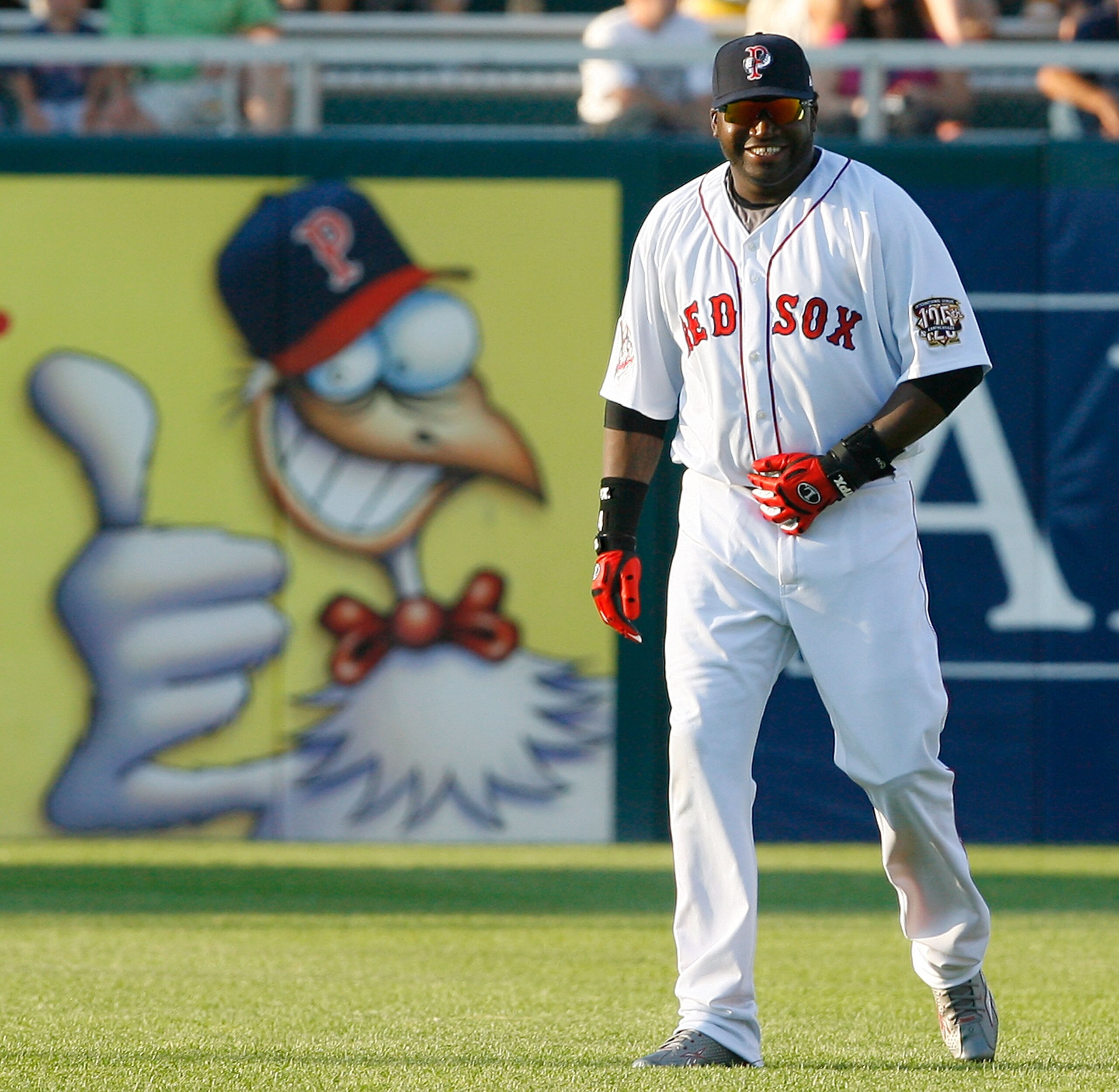 BOSTON - JULY 17: David Ortiz #34 playing for the AAA Pawtucket Red Sox during a rehab assignment prepares for a game against the Toledo Mud Hens at the McCoy Stadium on July 17, 2008 in Pawtucket, Rhode Island. (Photo by Jim Rogash/Getty Images) BOSTON - JULY 17: David Ortiz #34 playing for the AAA Pawtucket Red Sox during a rehab assignment prepares for a game against the Toledo Mud Hens at the McCoy Stadium on July 17, 2008 in Pawtucket, Rhode Island. (Photo by Jim Rogash/Getty Images)