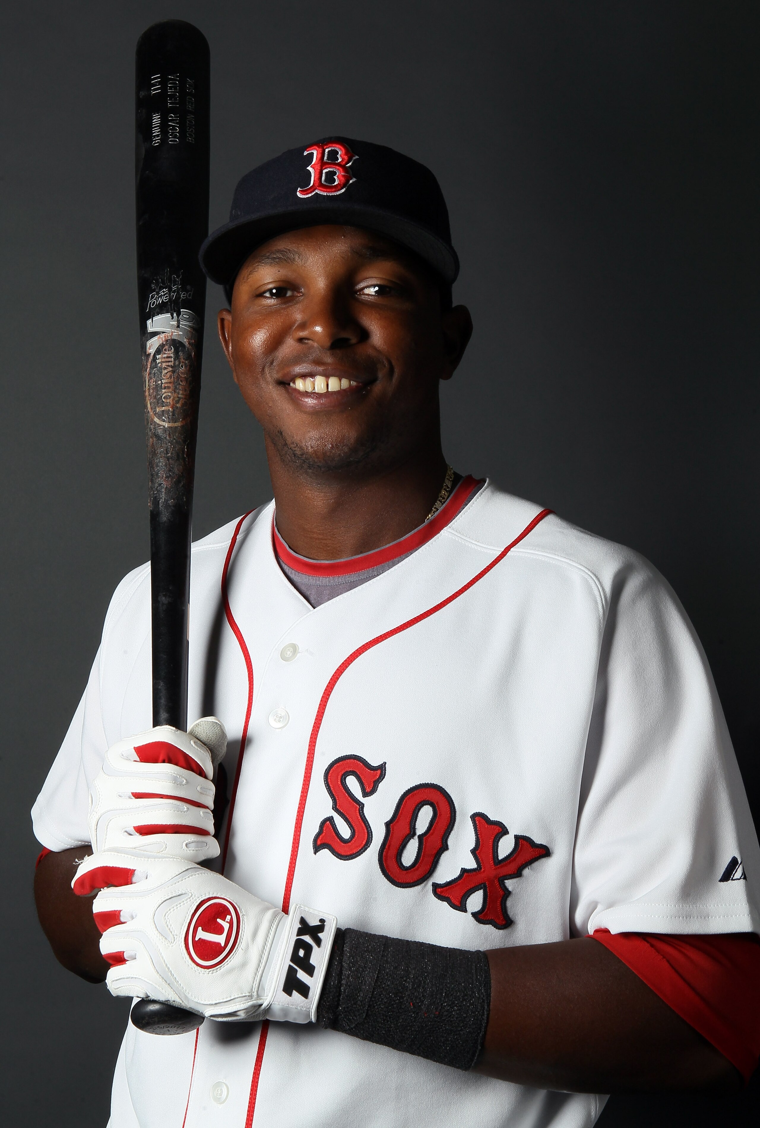 FT. MYERS, FL - FEBRUARY 20: Oscar Tejeda #84 of the Boston Red Sox poses for a portrait during the Boston Red Sox Photo Day on February 20, 2011 at the Boston Red Sox Player Development Complex in Ft. Myers, Florida (Photo by Elsa/Getty Images) FT. MYERS, FL - FEBRUARY 20: Oscar Tejeda #84 of the Boston Red Sox poses for a portrait during the Boston Red Sox Photo Day on February 20, 2011 at the Boston Red Sox Player Development Complex in Ft. Myers, Florida (Photo by Elsa/Getty Images)