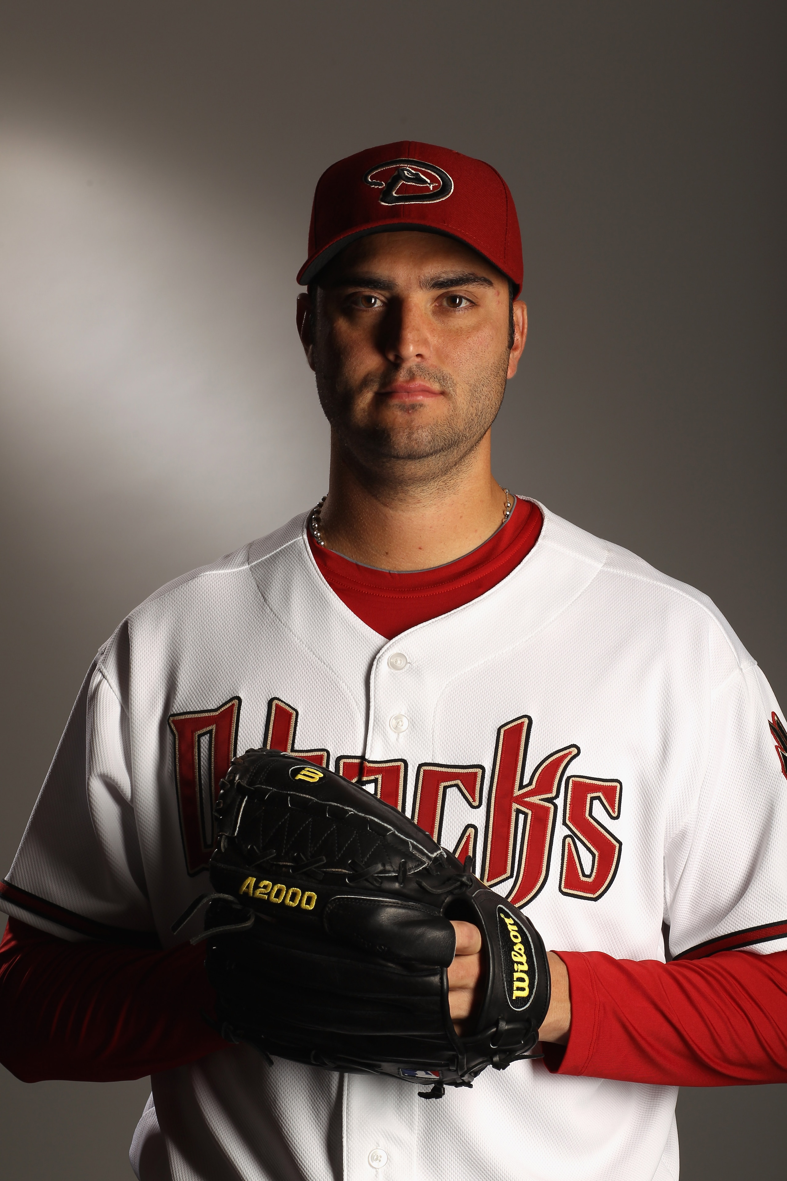 SCOTTSDALE, AZ - FEBRUARY 21:  Armando Galarraga #59 of the Arizona Diamondbacks poses for a portrait at Salt River Fields at Talking Stick on February 21, 2011 in Scottsdale, Arizona.  (Photo by Ezra Shaw/Getty Images)
