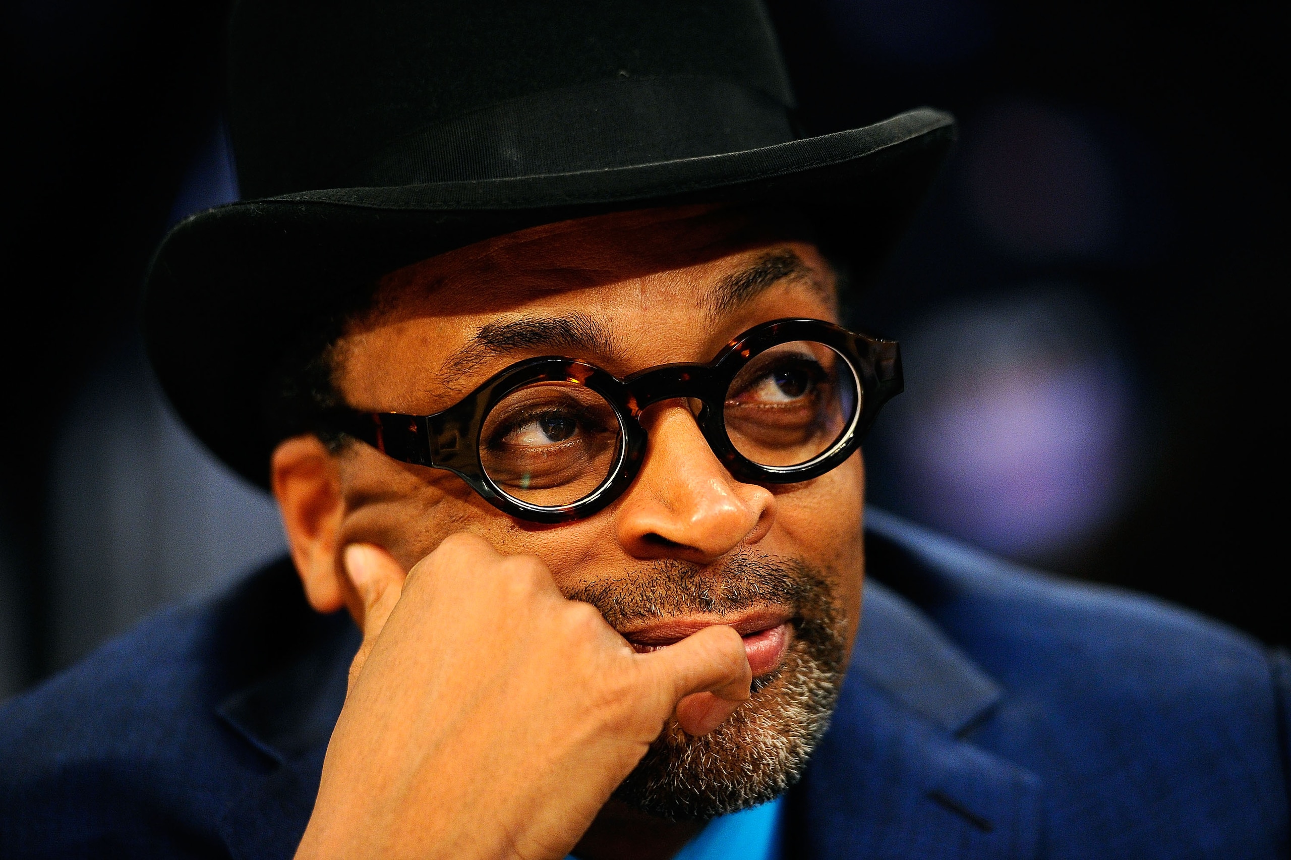 LOS ANGELES, CA - FEBRUARY 20:  Director Spike Lee during the 2011 NBA All-Star game at Staples Center on February 20, 2011 in Los Angeles, California.  (Photo by Kevork Djansezian/Getty Images)