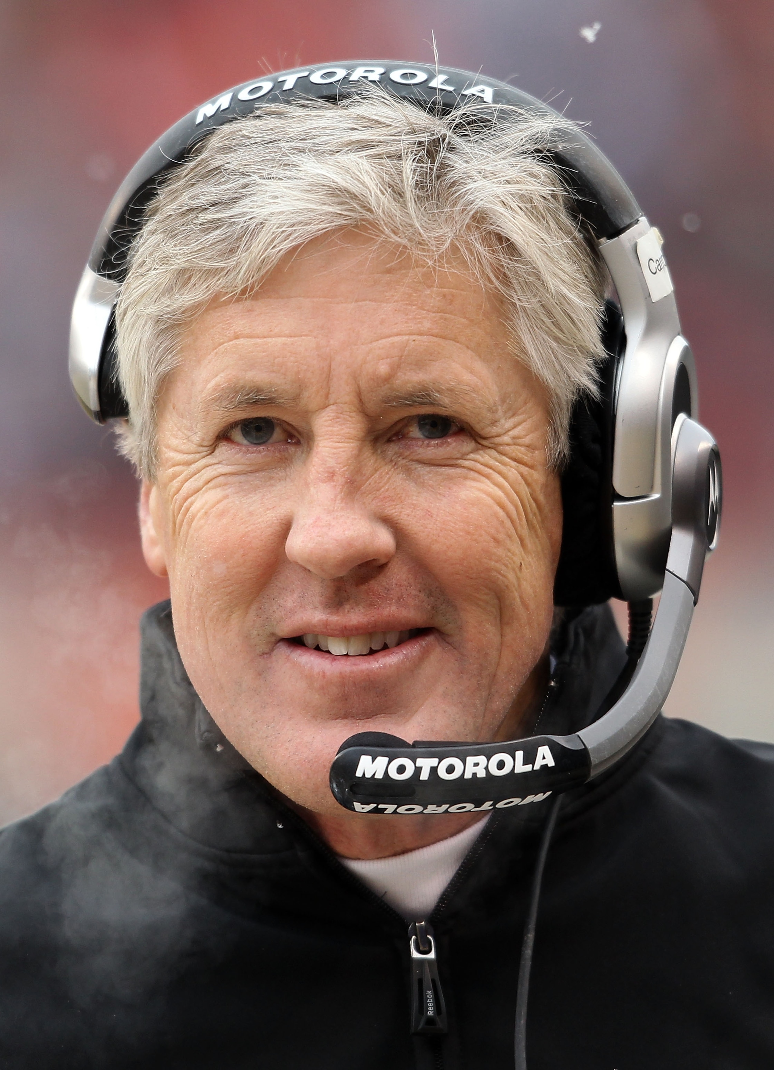 CHICAGO, IL - JANUARY 16: Head coach Pete Carroll of the Seattle Seahawks looks on from the sideline in the first half against the Chicago Bears in the 2011 NFC divisional playoff game at Soldier Field on January 16, 2011 in Chicago, Illinois. (Photo by CHICAGO, IL - JANUARY 16: Head coach Pete Carroll of the Seattle Seahawks looks on from the sideline in the first half against the Chicago Bears in the 2011 NFC divisional playoff game at Soldier Field on January 16, 2011 in Chicago, Illinois. (Photo by