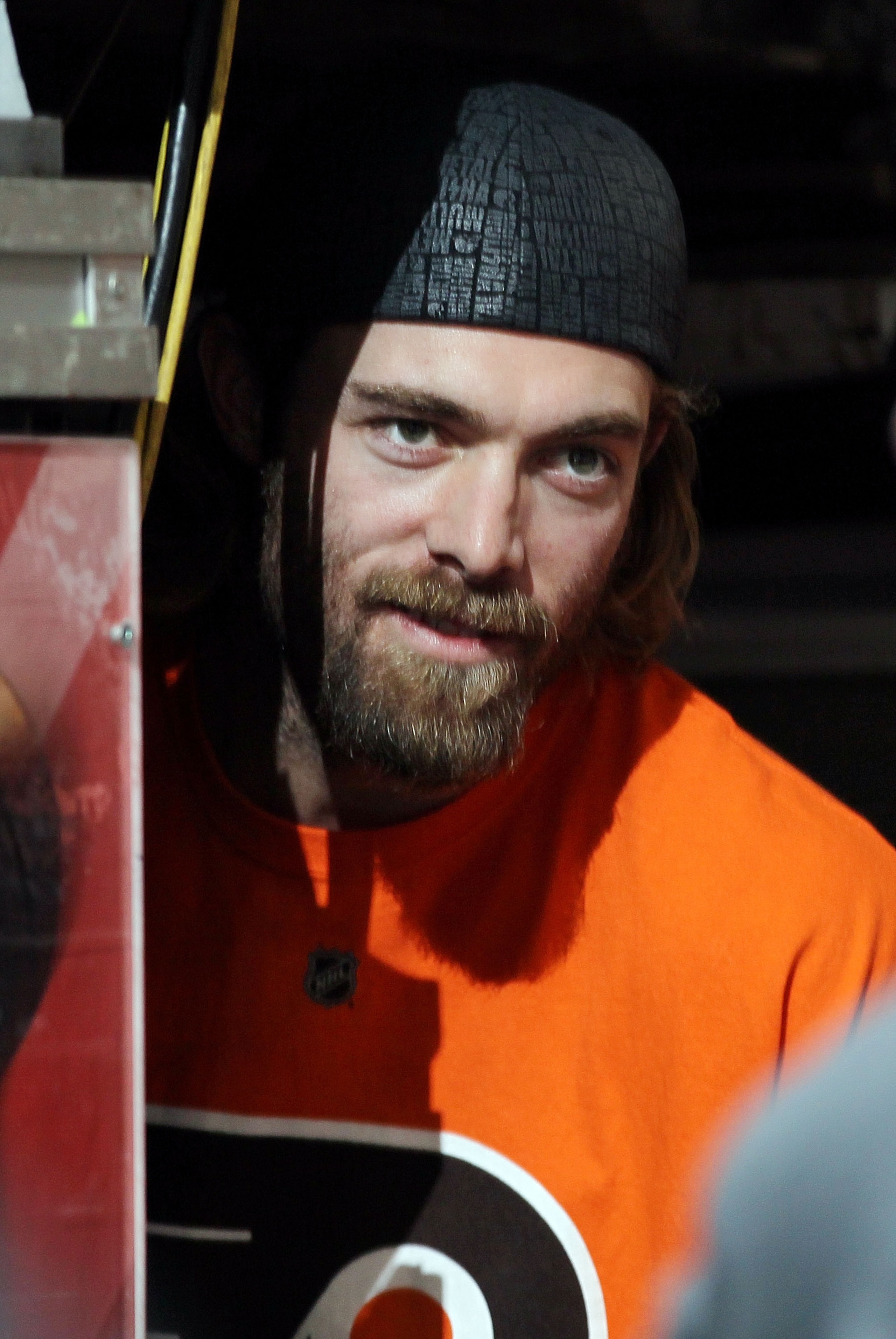 PHILADELPHIA - OCTOBER 26: Jayson Werth of the Philadelphia Phillies attends the NHL game between the Buffalo Sabres and the Philadelphia Flyers on October 26, 2010 at Wells Fargo Center in Philadelphia, Pennsylvania. The Flyers defeated the Sabres 6-3. PHILADELPHIA - OCTOBER 26: Jayson Werth of the Philadelphia Phillies attends the NHL game between the Buffalo Sabres and the Philadelphia Flyers on October 26, 2010 at Wells Fargo Center in Philadelphia, Pennsylvania. The Flyers defeated the Sabres 6-3.