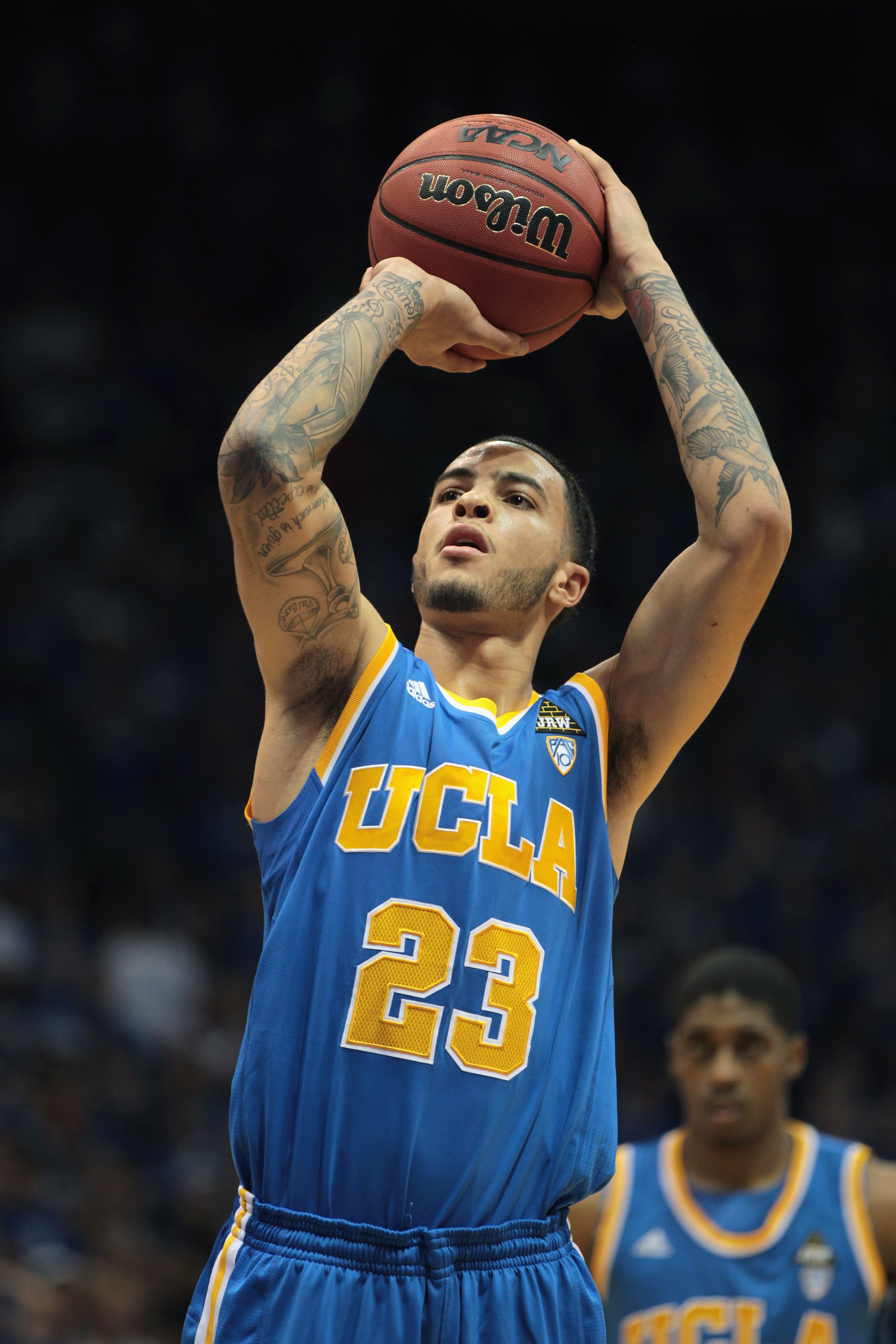 LAWRENCE, KS - DECEMBER 02: Tyler Honeycutt #23 of the UCLA Bruins in action during the game against the Kansas Jayhawks on December 2, 2010 at Allen Fieldhouse in Lawrence, Kansas. (Photo by Jamie Squire/Getty Images) LAWRENCE, KS - DECEMBER 02: Tyler Honeycutt #23 of the UCLA Bruins in action during the game against the Kansas Jayhawks on December 2, 2010 at Allen Fieldhouse in Lawrence, Kansas. (Photo by Jamie Squire/Getty Images)