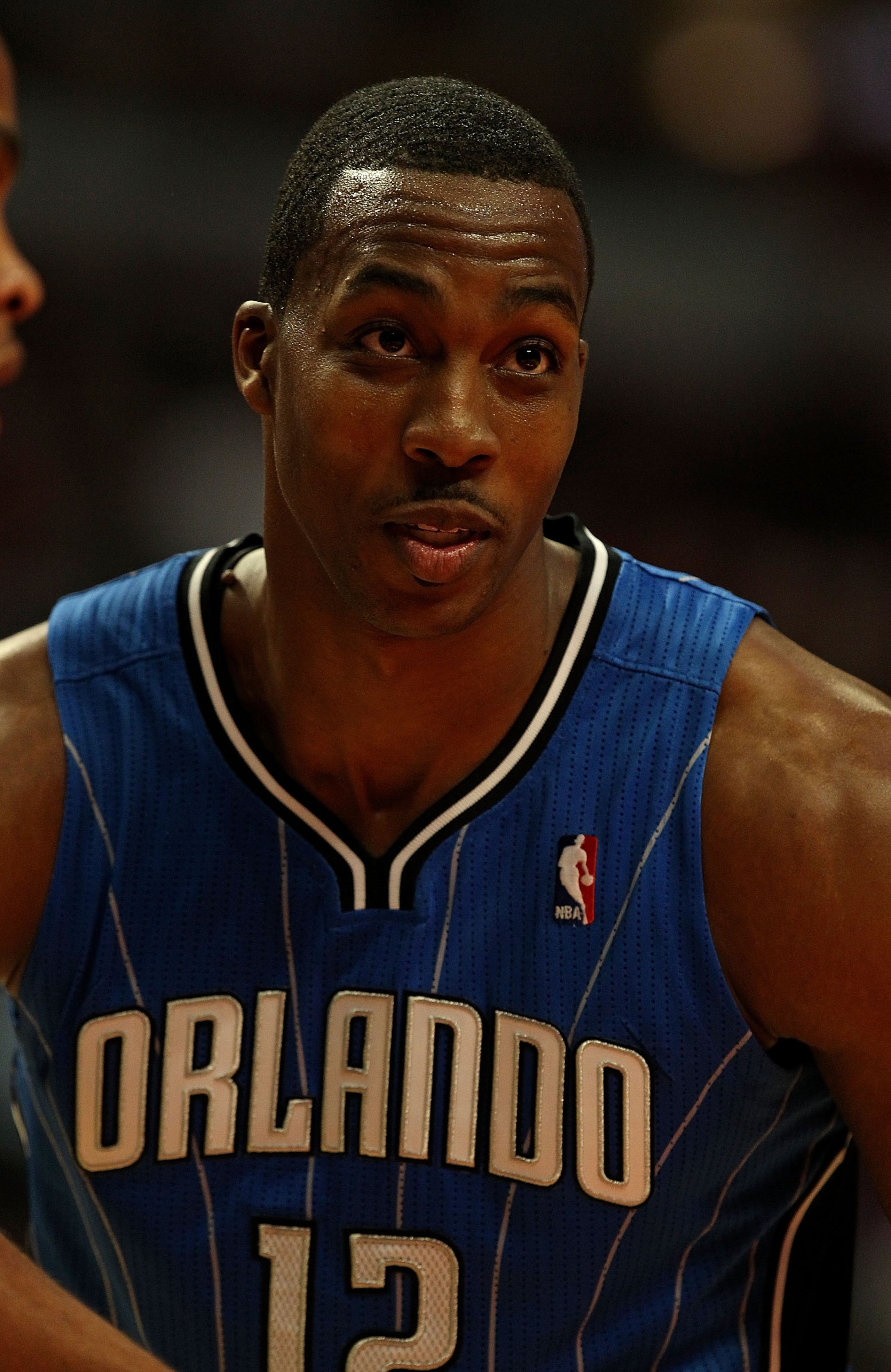 CHICAGO, IL - DECEMBER 01: Dwight Howard #12 of the Orlando Magic looks at a referee during a game against the Chicago Bulls at the United Center on December 1, 2010 in Chicago, Illinois. The Magic defeated the Bulls 107-78. NOTE TO USER: User expressly a