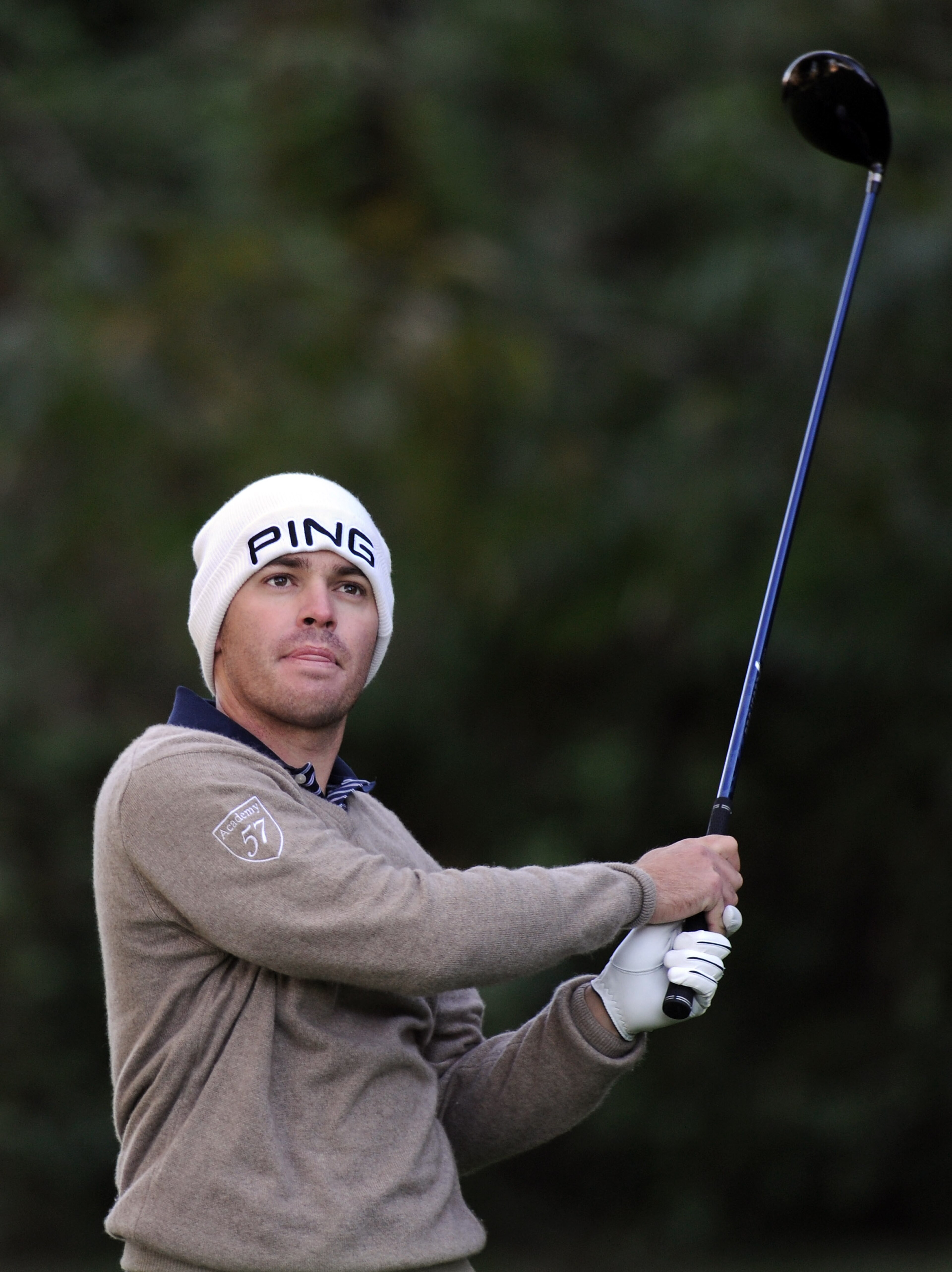 PACIFIC PALISADES, CA - FEBRUARY 17: Louis Oosthuizen of South Africa watches his tee shot on the 12th hole during the first round of the Northern Trust Open at the Riviera Country Club on February 17, 2011 in Pacific Palisades, California. (Photo by Ha PACIFIC PALISADES, CA - FEBRUARY 17: Louis Oosthuizen of South Africa watches his tee shot on the 12th hole during the first round of the Northern Trust Open at the Riviera Country Club on February 17, 2011 in Pacific Palisades, California. (Photo by Ha