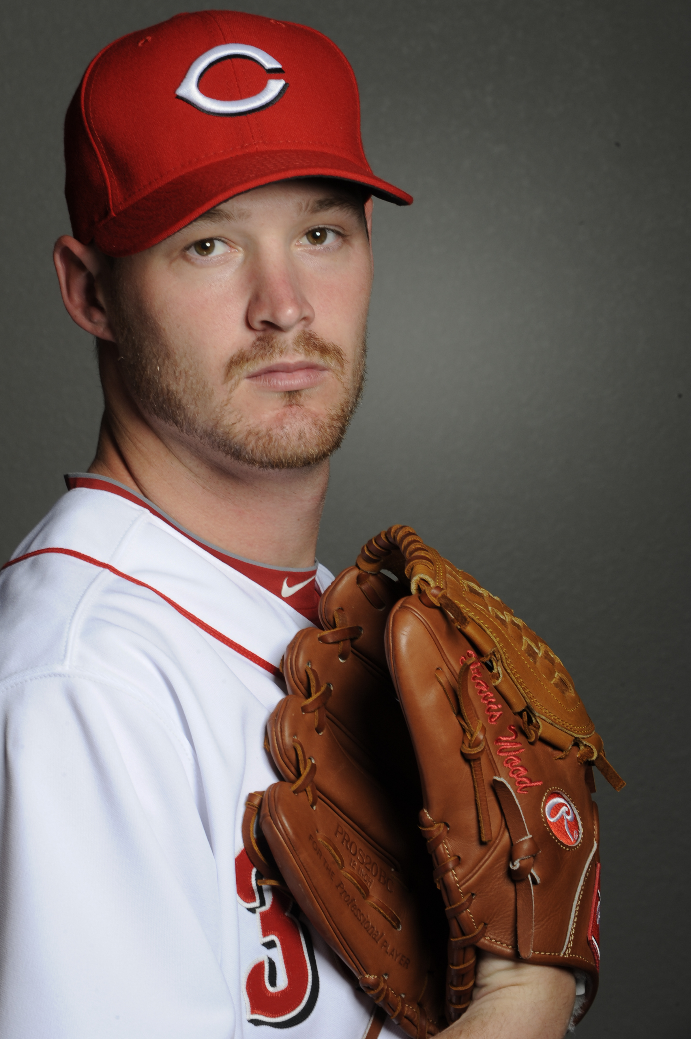 GOODYEAR, AZ - FEBRUARY 20: Travis Wood #30 of the Cincinnati Reds poses during the Cincinnati Reds photo day at the Cincinnati Reds Spring Training Complex on February 20, 2011 in Goodyear, Arizona. (Photo by Rob Tringali/Getty Images)