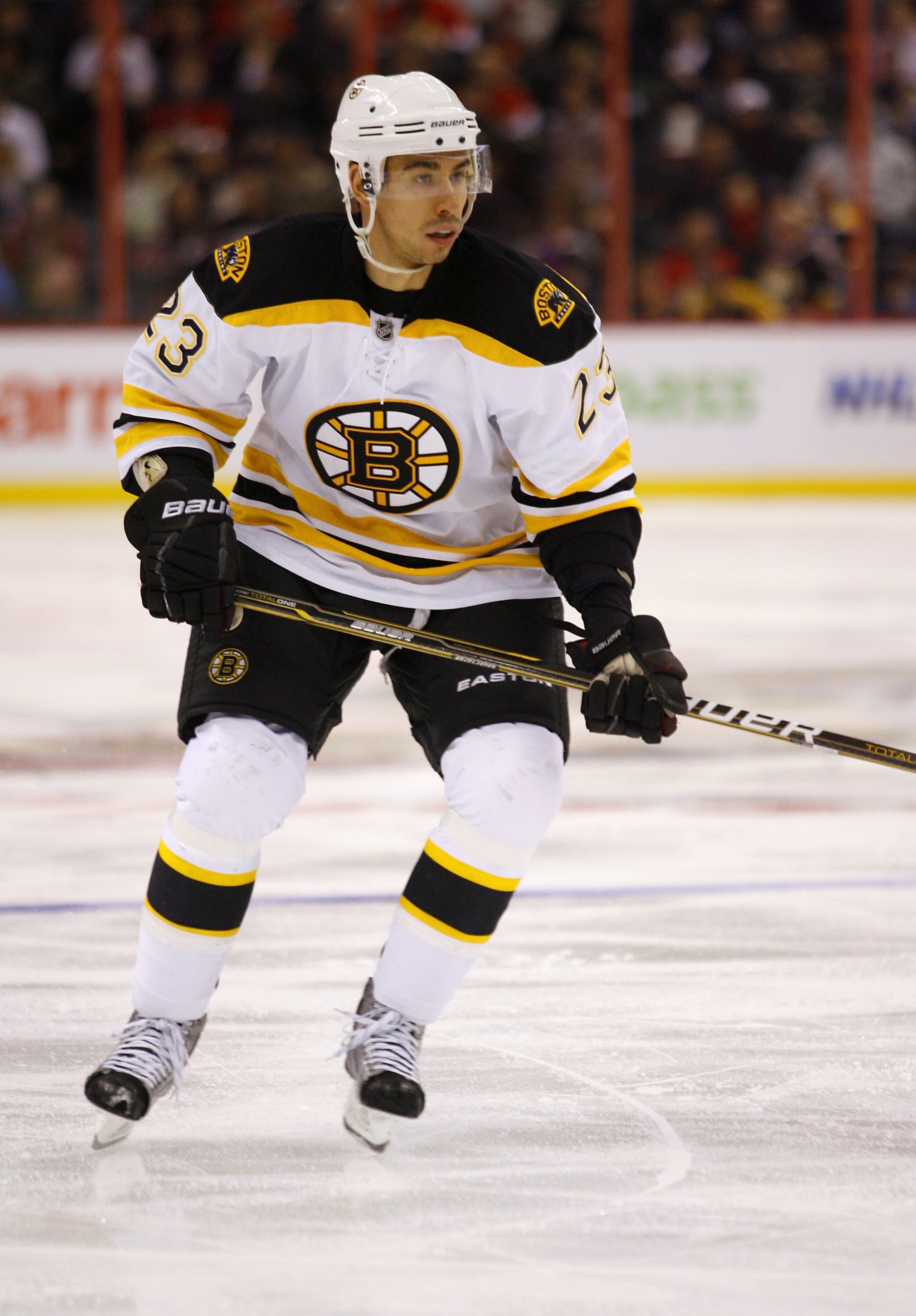 OTTAWA, ON - FEBRUARY 18: Chris Kelly #23 of the Boston Bruins skates in a game against the Ottawa Senators at Scotiabank Place on February 18, 2011 in Ottawa, Canada. (Photo by Phillip MacCallum/Getty Images) OTTAWA, ON - FEBRUARY 18: Chris Kelly #23 of the Boston Bruins skates in a game against the Ottawa Senators at Scotiabank Place on February 18, 2011 in Ottawa, Canada. (Photo by Phillip MacCallum/Getty Images)