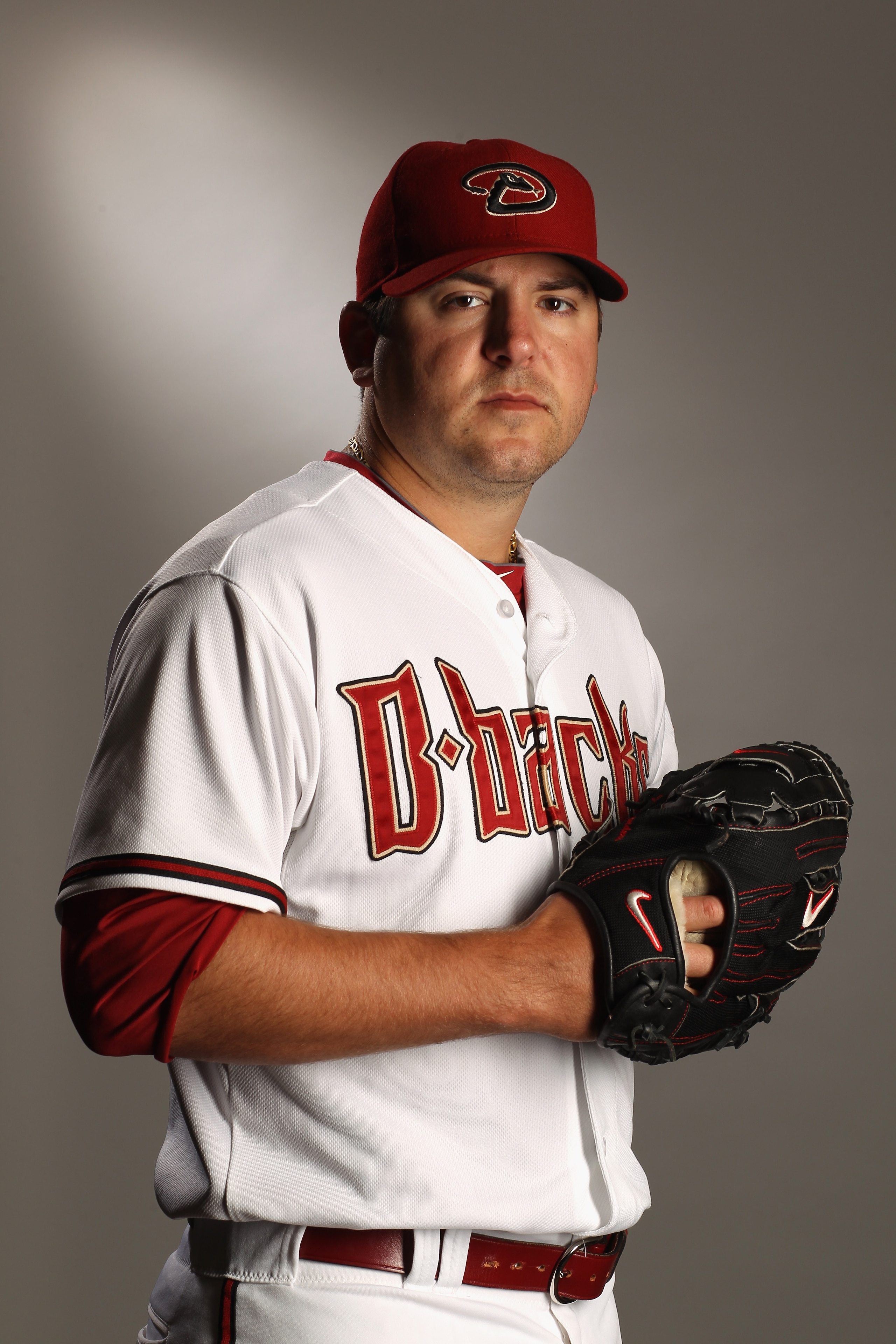 SCOTTSDALE, AZ - FEBRUARY 21:  Joe Saunders #34 of the Arizona Diamondbacks poses for a portrait at Salt River Fields at Talking Stick on February 21, 2011 in Scottsdale, Arizona.  (Photo by Ezra Shaw/Getty Images)