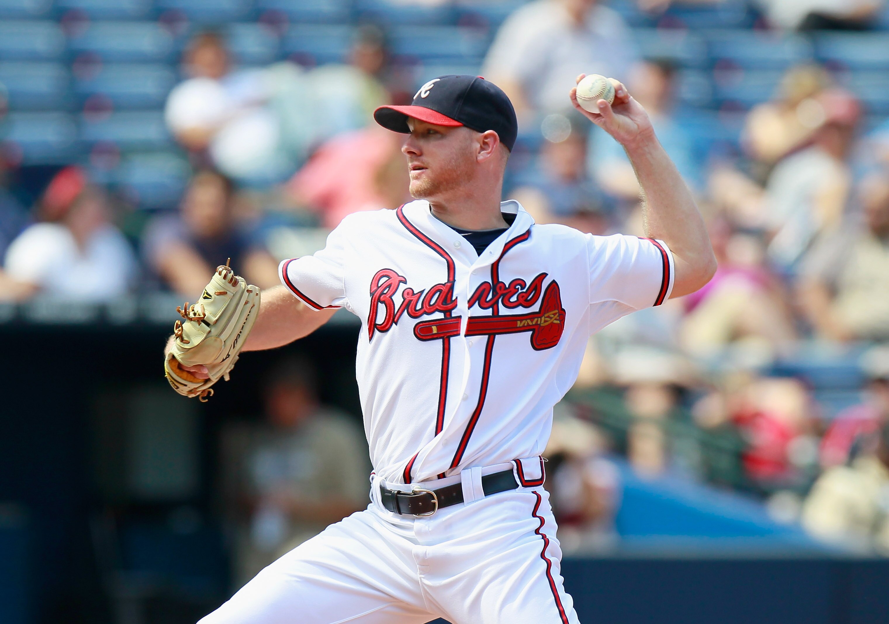 ATLANTA - SEPTEMBER 15:  Pitcher Jonny Venters #39 of the Atlanta Braves against the Washington Nationals at Turner Field on September 15, 2010 in Atlanta, Georgia.  (Photo by Kevin C. Cox/Getty Images)