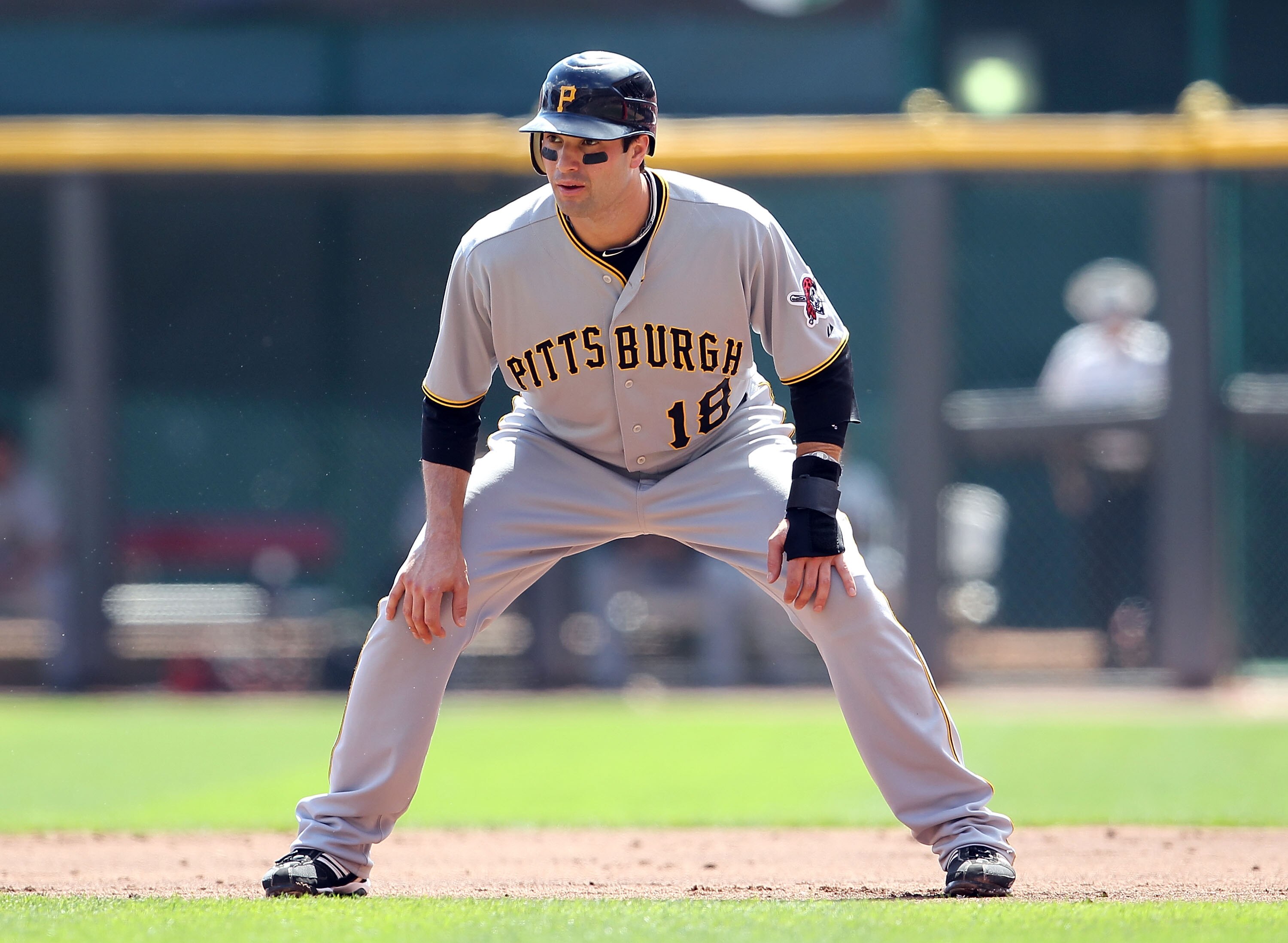 CINCINNATI - SEPTEMBER 12:  Neil Walker #18 of the Pittsburgh Pirates is pictured during the game against the Cincinnati Reds at Great American Ballpark on September 12, 2010 in Cincinnati, Ohio.  (Photo by Andy Lyons/Getty Images)