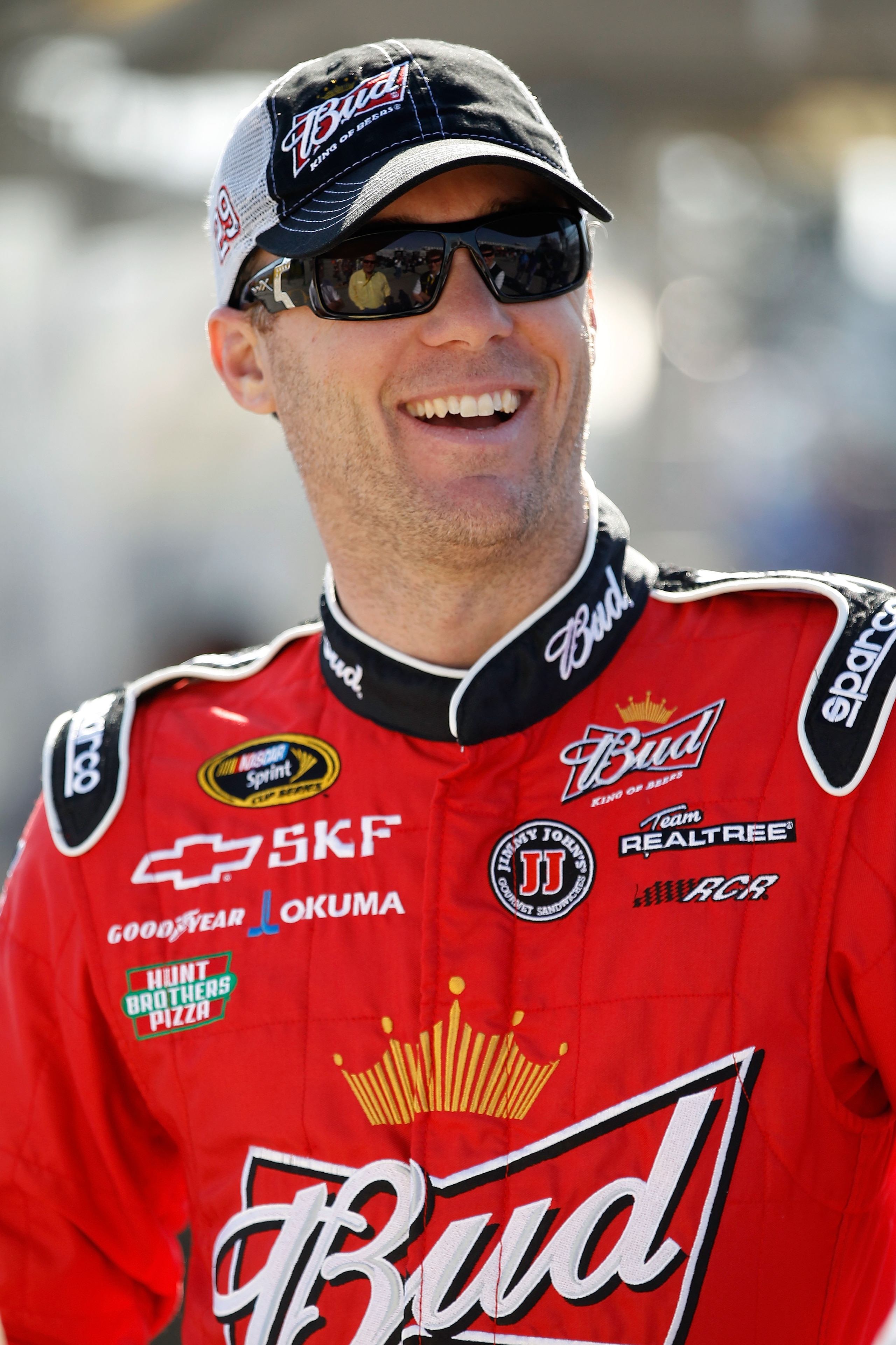 DAYTONA BEACH, FL - FEBRUARY 19:  Kevin Harvick, driver of the #29 Budweiser Chevrolet, looks on during practice for the NASCAR Sprint Cup Series Daytona 500 at Daytona International Speedway on February 19, 2011 in Daytona Beach, Florida.  (Photo by Matt