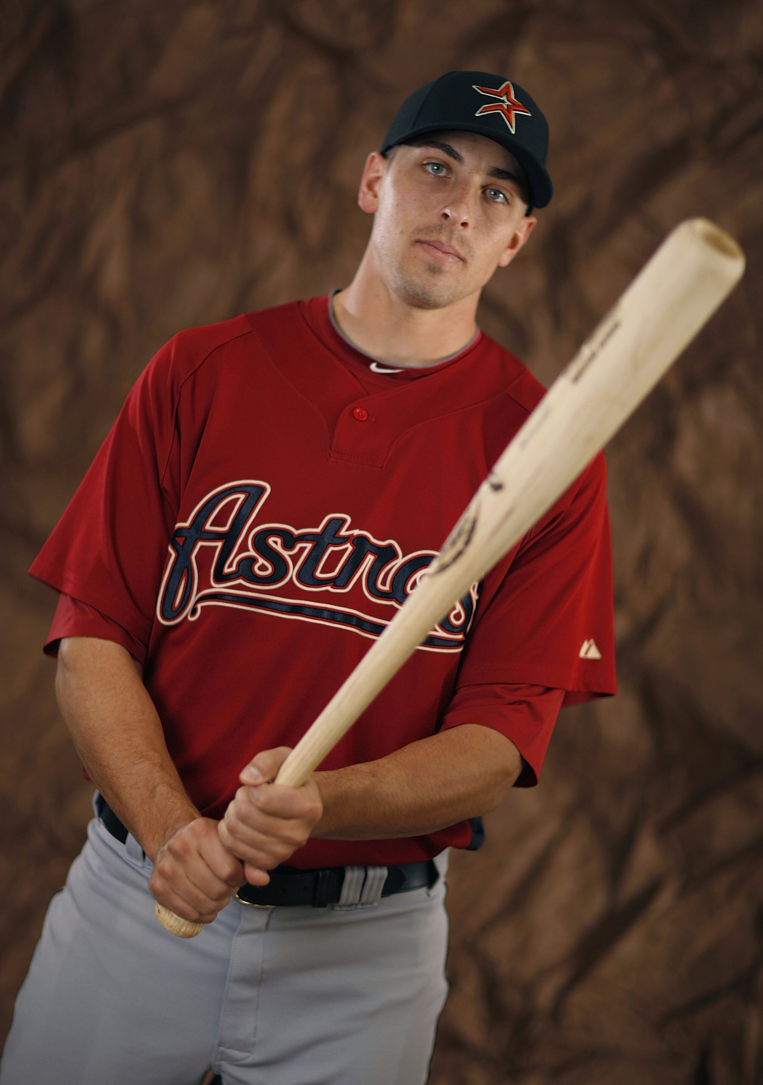 KISSIMMEE, FL - FEBRUARY 25:  Jason Castro #15 of the Houston Astros poses during photo day at Osceola County Stadium on February 25, 2010 in Kissimmee, Florida.  (Photo by Gregory Shamus/Getty Images)