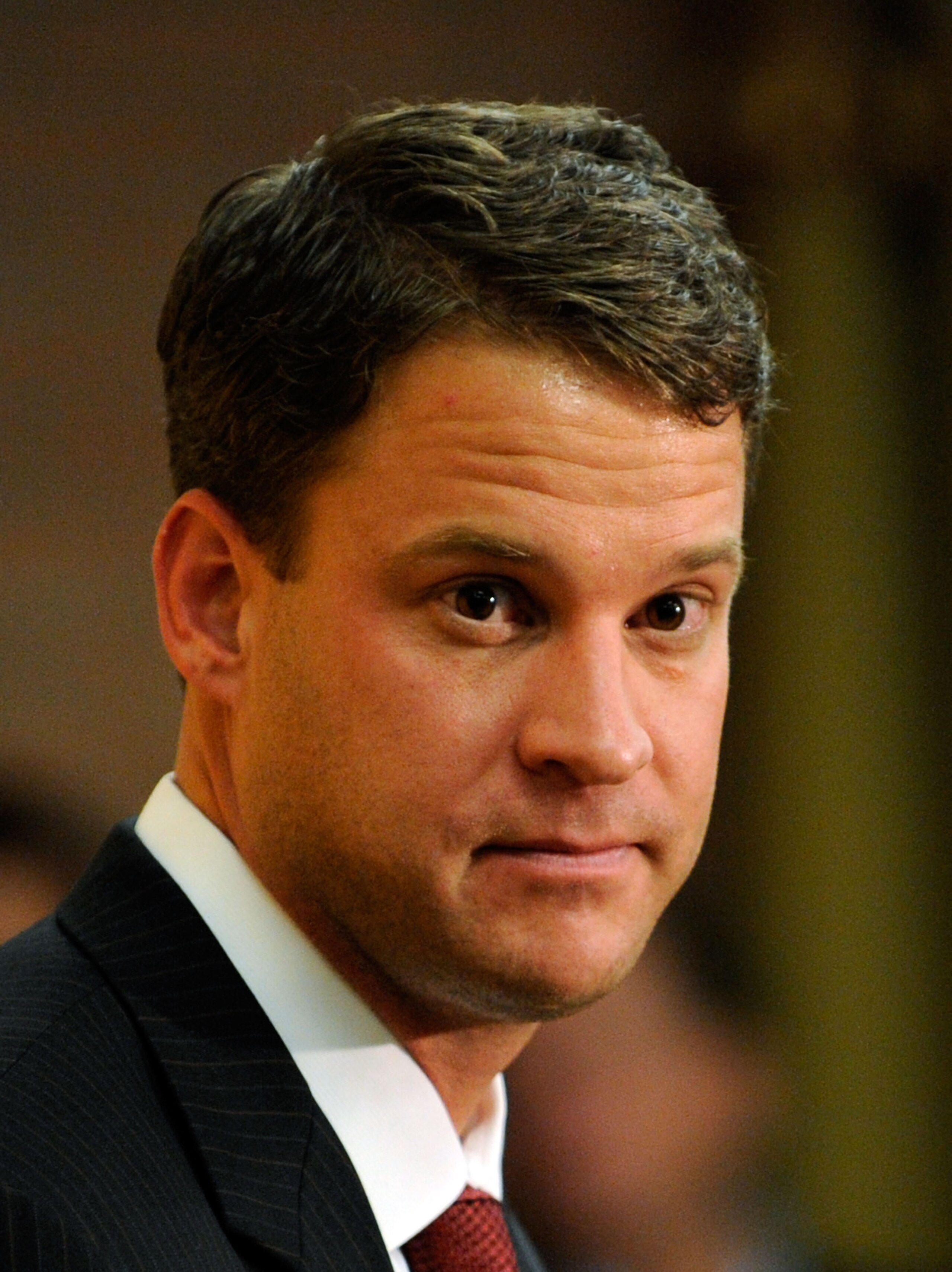 LOS ANGELES, CA - JANUARY 13: Lane Kiffin (L) the new college football coach of University of Southern California speaks during a news conference at Heritage Hall on the campus of USC on January 13, 2010 in Los Angeles, California. (Photo by Kevork Dja LOS ANGELES, CA - JANUARY 13: Lane Kiffin (L) the new college football coach of University of Southern California speaks during a news conference at Heritage Hall on the campus of USC on January 13, 2010 in Los Angeles, California. (Photo by Kevork Dja