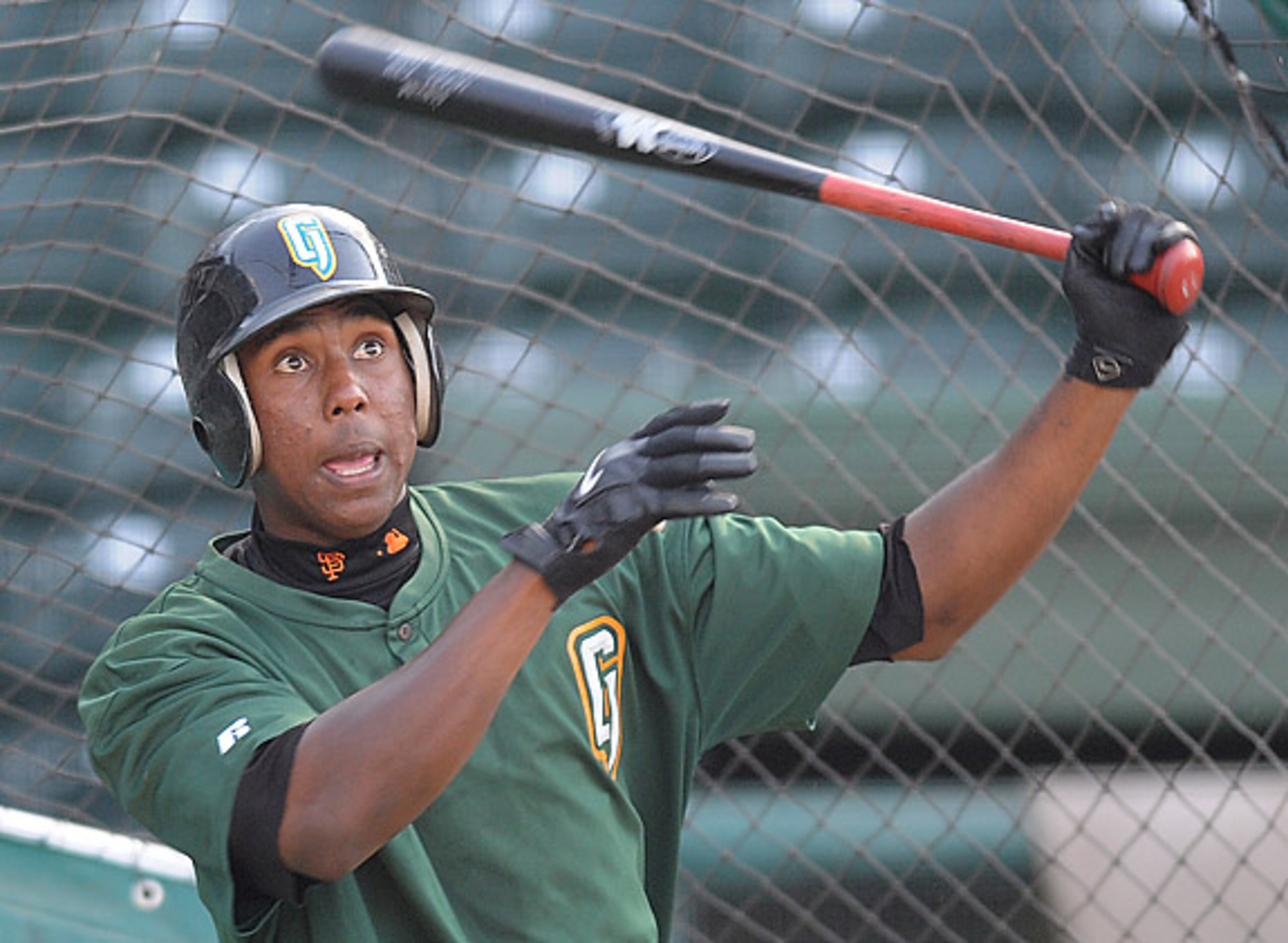 Peguero on the Augusta Greenjackets
