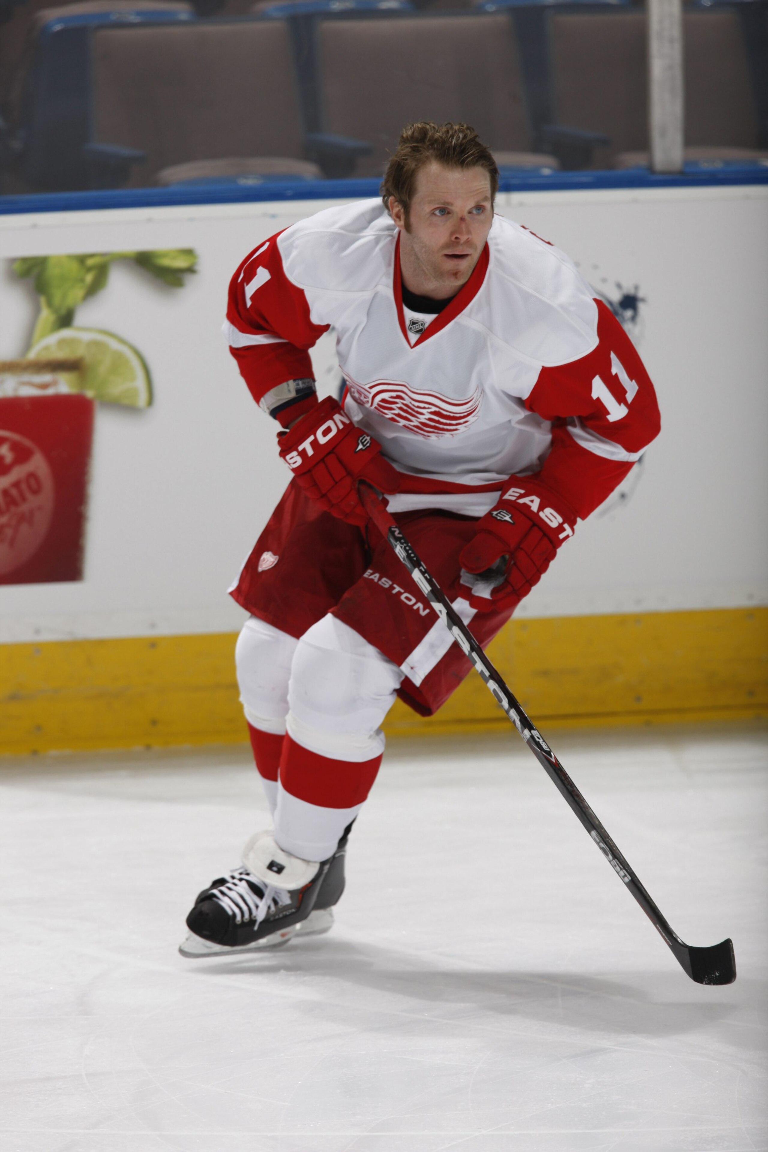 EDMONTON, CANADA - NOVEMBER 5: Danny Cleary #11 of the Detroit Red Wings skates against the Edmonton Oilers on November 5, 2010 at Rexall Place in Edmonton, Alberta, Canada. (Photo by Dale MacMillan/Getty Images)