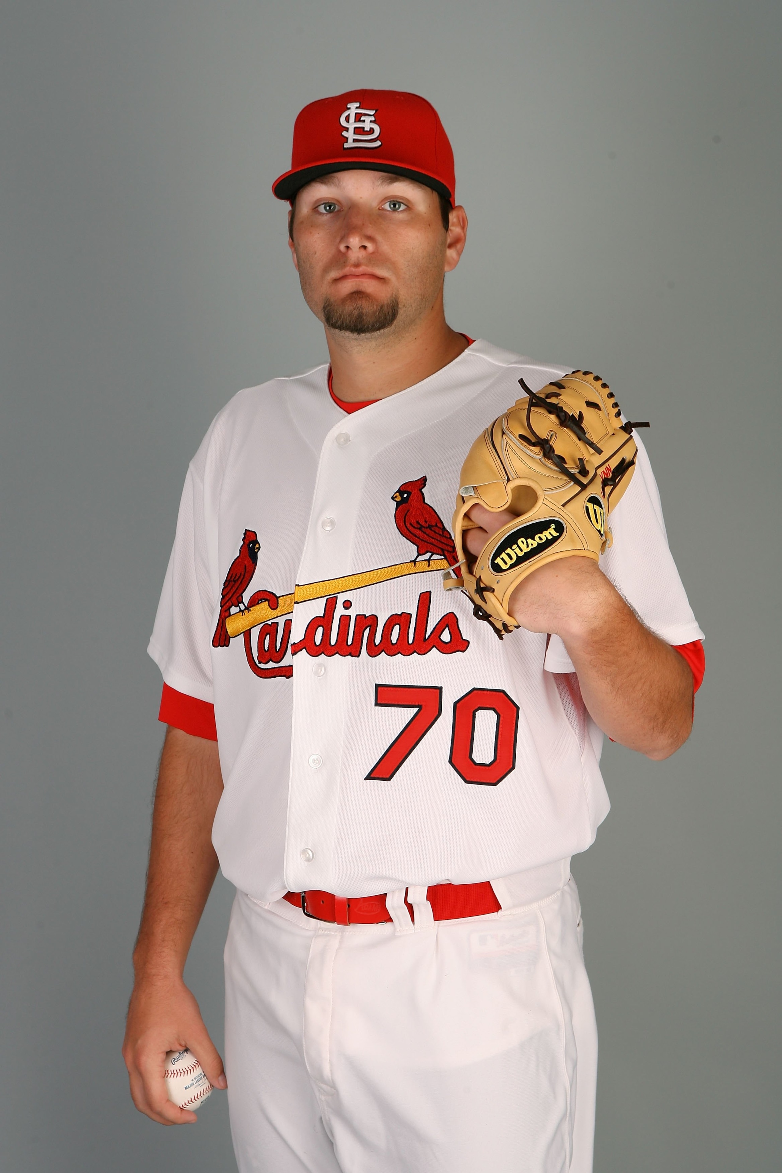 JUPITER, FL - MARCH 01: Pitcher Lance Lynn #70 of the St. Louis Cardinals during photo day at Roger Dean Stadium on March 1, 2010 in Jupiter, Florida. (Photo by Doug Benc/Getty Images) JUPITER, FL - MARCH 01: Pitcher Lance Lynn #70 of the St. Louis Cardinals during photo day at Roger Dean Stadium on March 1, 2010 in Jupiter, Florida. (Photo by Doug Benc/Getty Images)