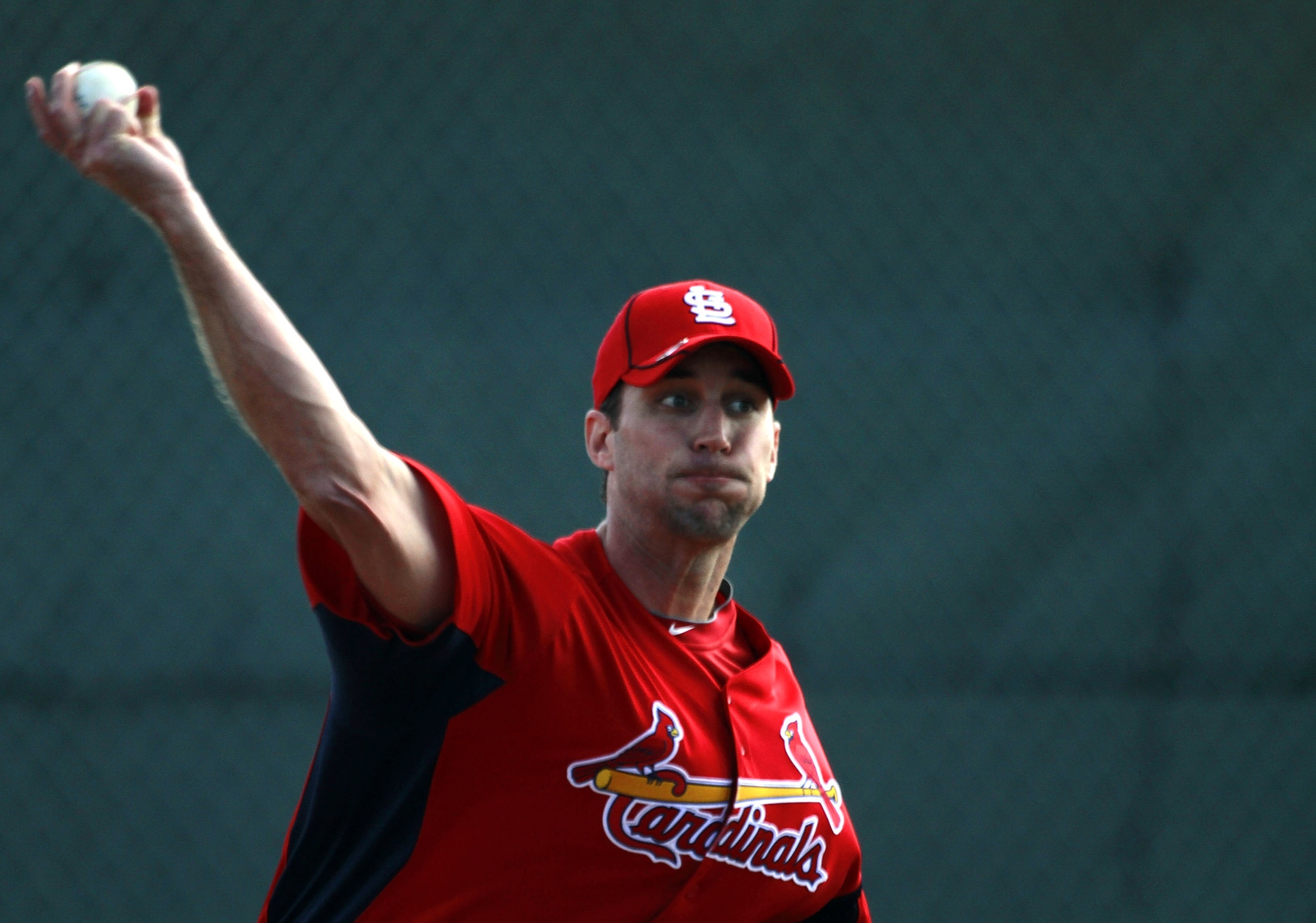 JUPITER, FL - FEBRUARY 16: Pitcher Adam Wainwright #50 of the St. Louis Cardinals throws during spring training at Roger Dean Stadium on February 16, 2011 in Jupiter, Florida. (Photo by Marc Serota/Getty Images) JUPITER, FL - FEBRUARY 16: Pitcher Adam Wainwright #50 of the St. Louis Cardinals throws during spring training at Roger Dean Stadium on February 16, 2011 in Jupiter, Florida. (Photo by Marc Serota/Getty Images)