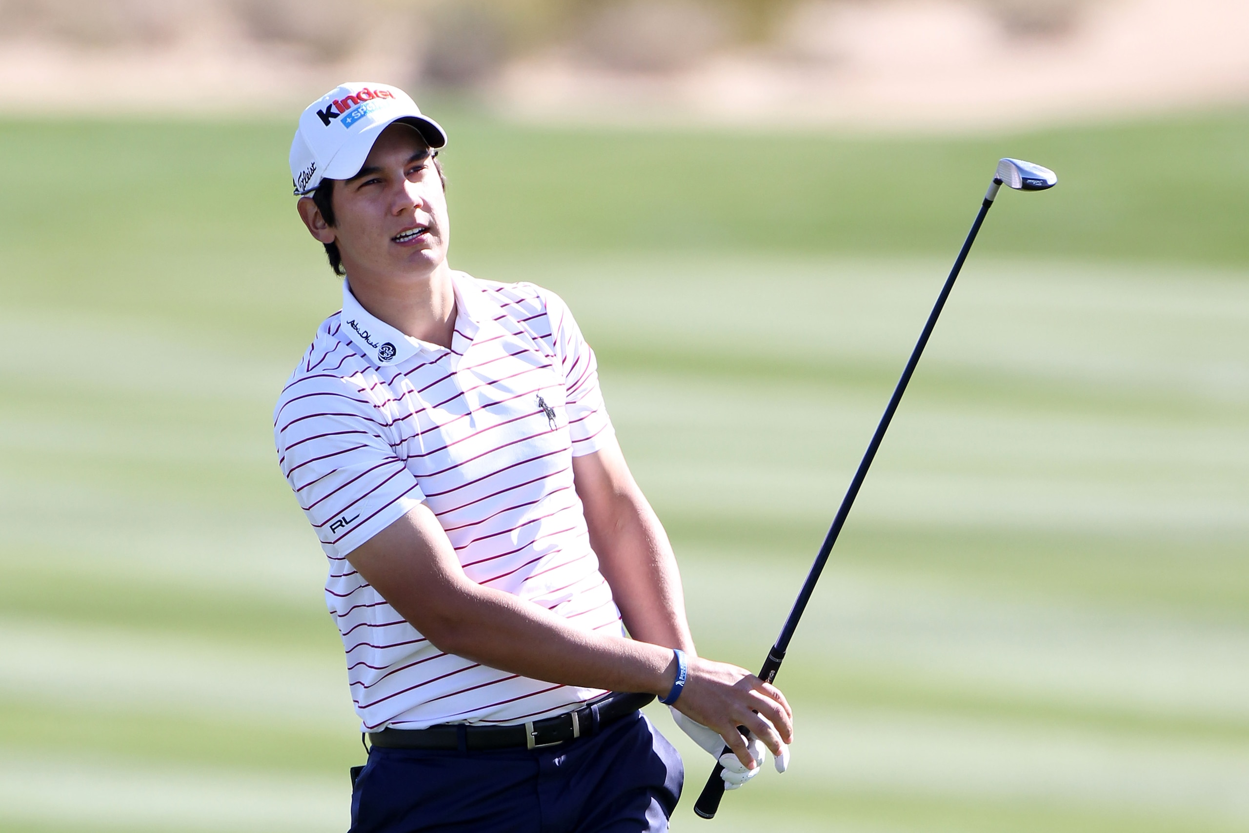 MARANA, AZ - FEBRUARY 23:  Matteo Manassero of Italy watches his shot on the second hole during the first round of the Accenture Match Play Championship at the Ritz-Carlton Golf Club on February 23, 2011 in Marana, Arizona.  (Photo by Sam Greenwood/Getty