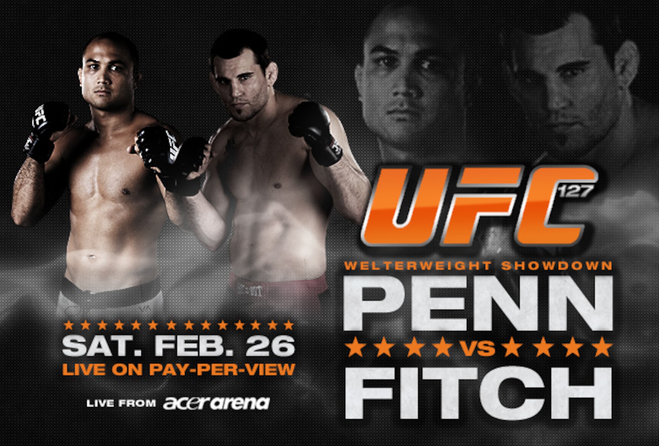 UFC 127: B.J. Penn VS Jon Fitch
