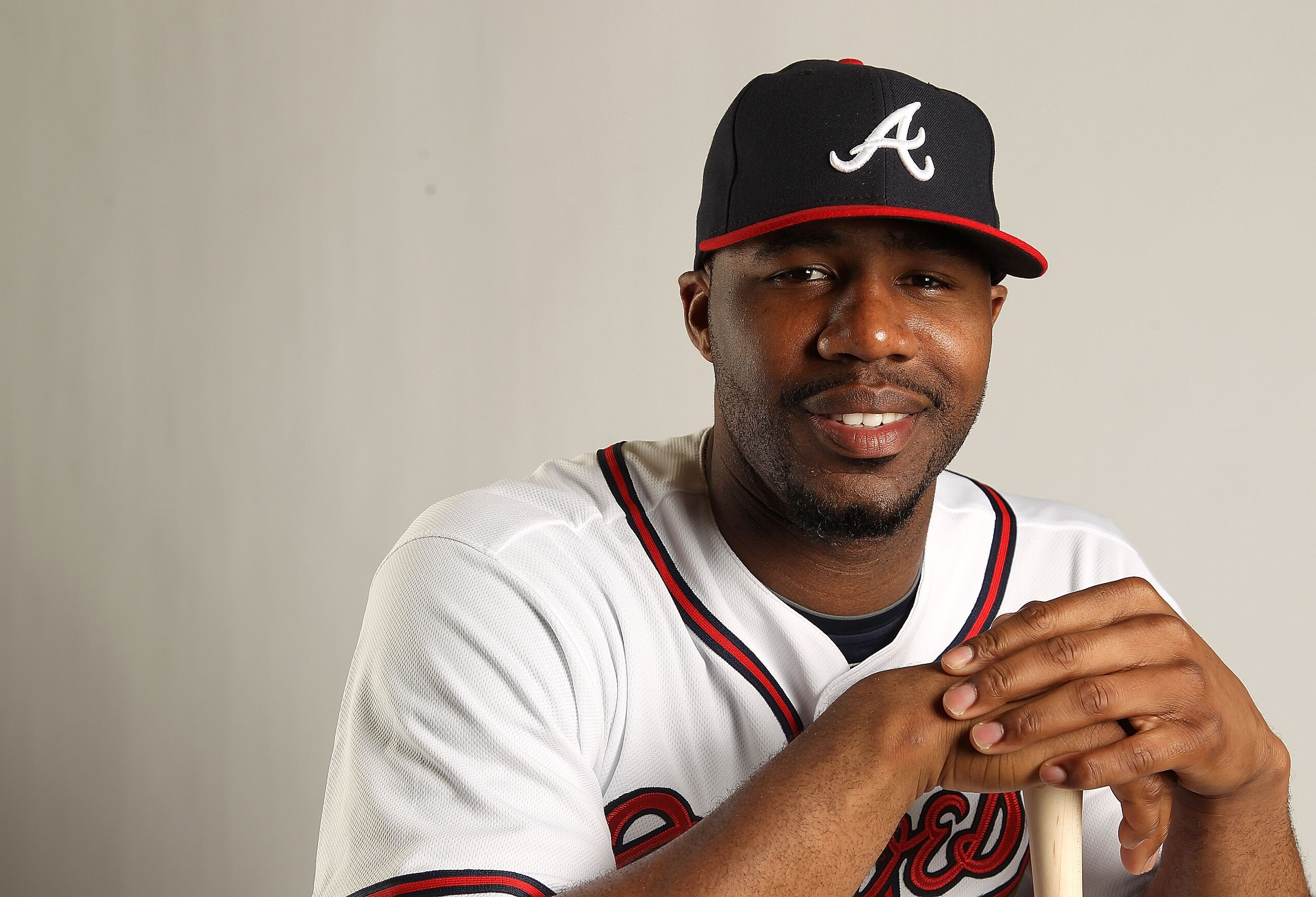 LAKE BUENA VISTA, FL - FEBRUARY 21:  Jason Heyward #22 of the Atlanta Braves during Photo Day at  Champion Stadium at ESPN Wide World of Sports of Complex on February 21, 2011 in Lake Buena Vista, Florida. (Photo by Mike Ehrmann/Getty Images)