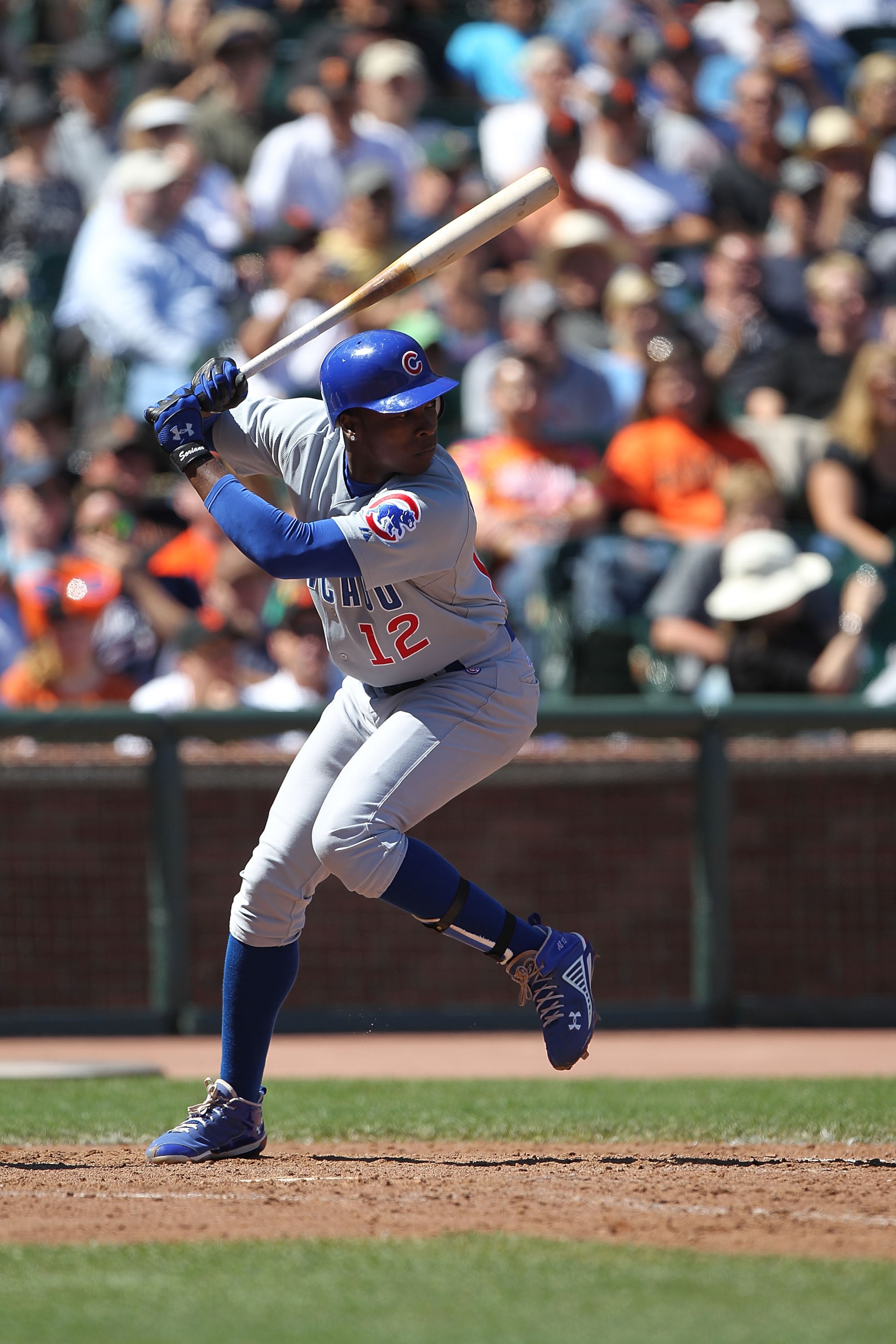 SAN FRANCISCO - AUGUST 12: Alfonso Soriano #12 of the Chicago Cubs bats against the San Francisco Giants during an MLB game at AT&T Park on August 12, 2010 in San Francisco, California. (Photo by Jed Jacobsohn/Getty Images) SAN FRANCISCO - AUGUST 12: Alfonso Soriano #12 of the Chicago Cubs bats against the San Francisco Giants during an MLB game at AT&T Park on August 12, 2010 in San Francisco, California. (Photo by Jed Jacobsohn/Getty Images)