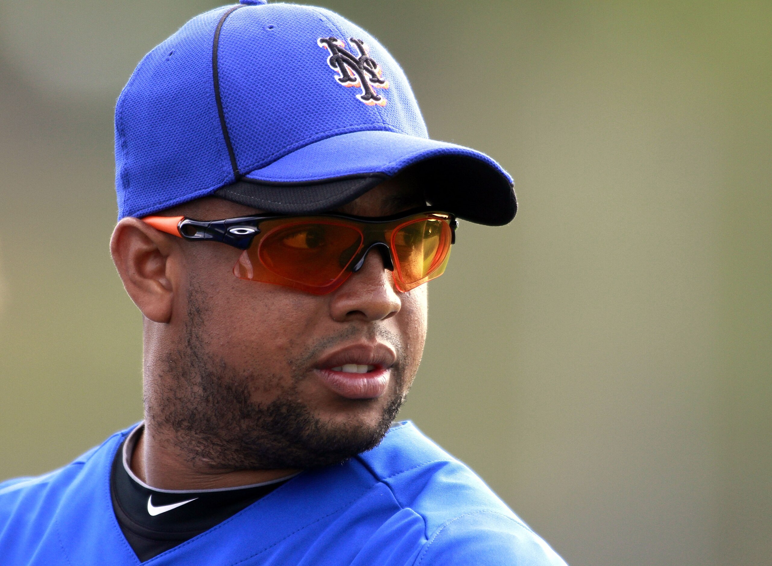 PORT ST. LUCIE, FL - FEBRUARY 17: Pitcher Francisco Rodriguez #75 of the New York Mets works out during spring training at Tradition Field on February 17, 2011 in Port St. Lucie, Florida.  (Photo by Marc Serota/Getty Images)