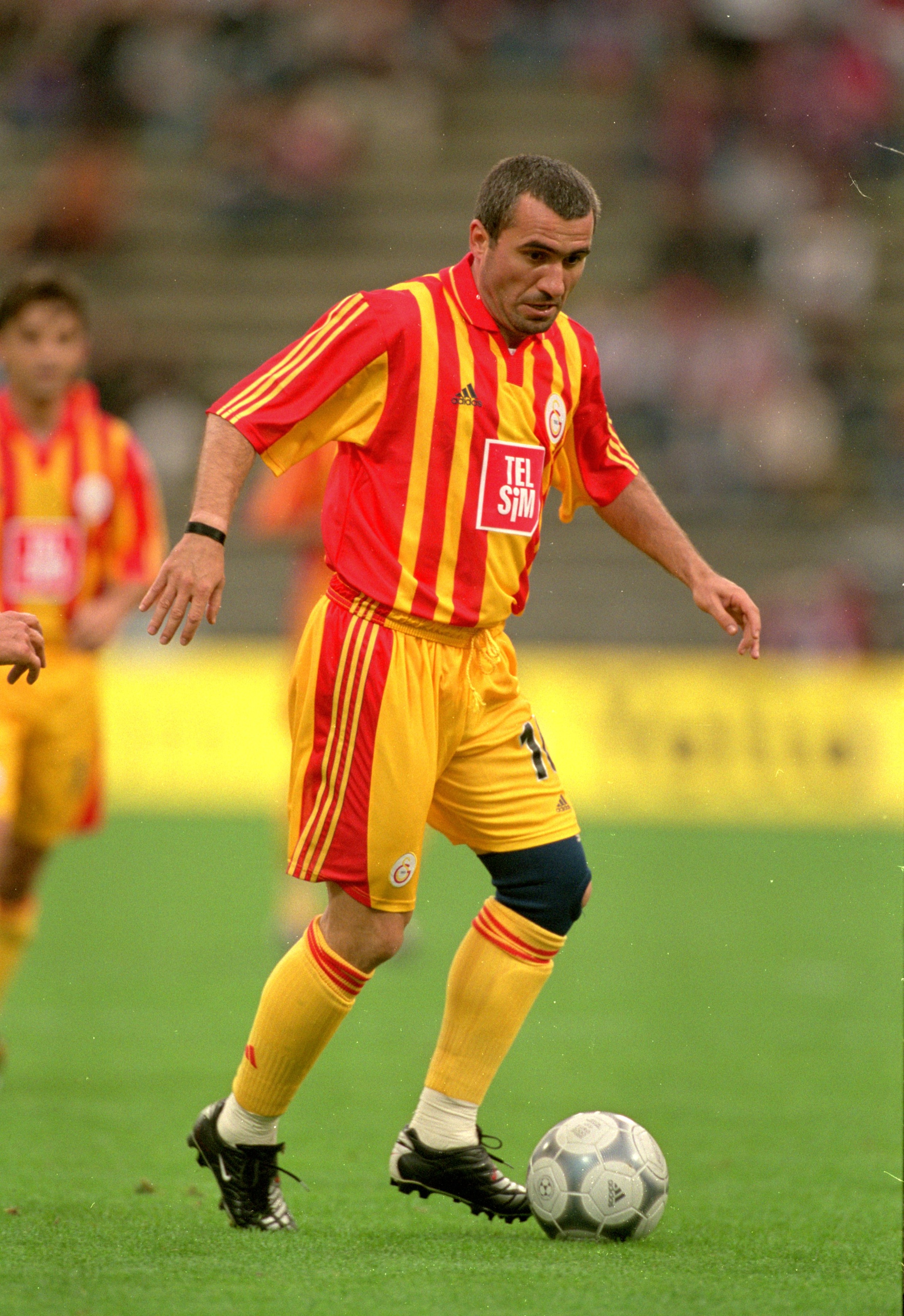 4 Aug 2000: Gheorghe Hagi of Galatasaray in action during the Opel Masters pre-season tournament against Bayern Munich played at the Olympic Stadium in Munich, Germany. Bayern won the game 1-0. \ Mandatory Credit: Jamie McDonald /Allsport 4 Aug 2000: Gheorghe Hagi of Galatasaray in action during the Opel Masters pre-season tournament against Bayern Munich played at the Olympic Stadium in Munich, Germany. Bayern won the game 1-0. \ Mandatory Credit: Jamie McDonald /Allsport