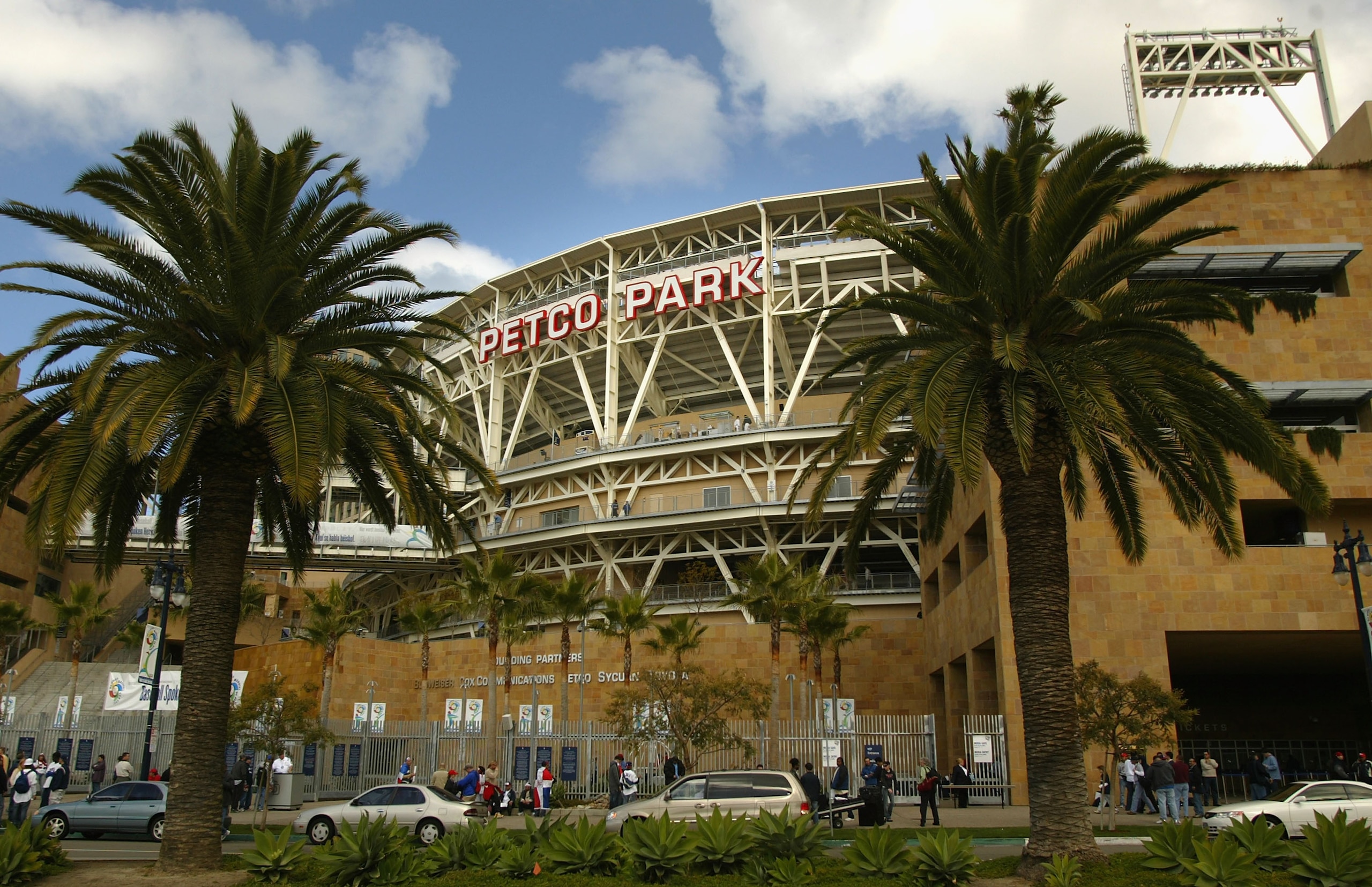 SAN DIEGO - MARCH 18: General view of the exterior of Petco Park before the Semi Final game of the World Baseball Classic between Team Cuba and Team Domincan Republic at Petco Park on March 18, 2006 in San Diego, California. (Photo by Christian Petersen SAN DIEGO - MARCH 18: General view of the exterior of Petco Park before the Semi Final game of the World Baseball Classic between Team Cuba and Team Domincan Republic at Petco Park on March 18, 2006 in San Diego, California. (Photo by Christian Petersen