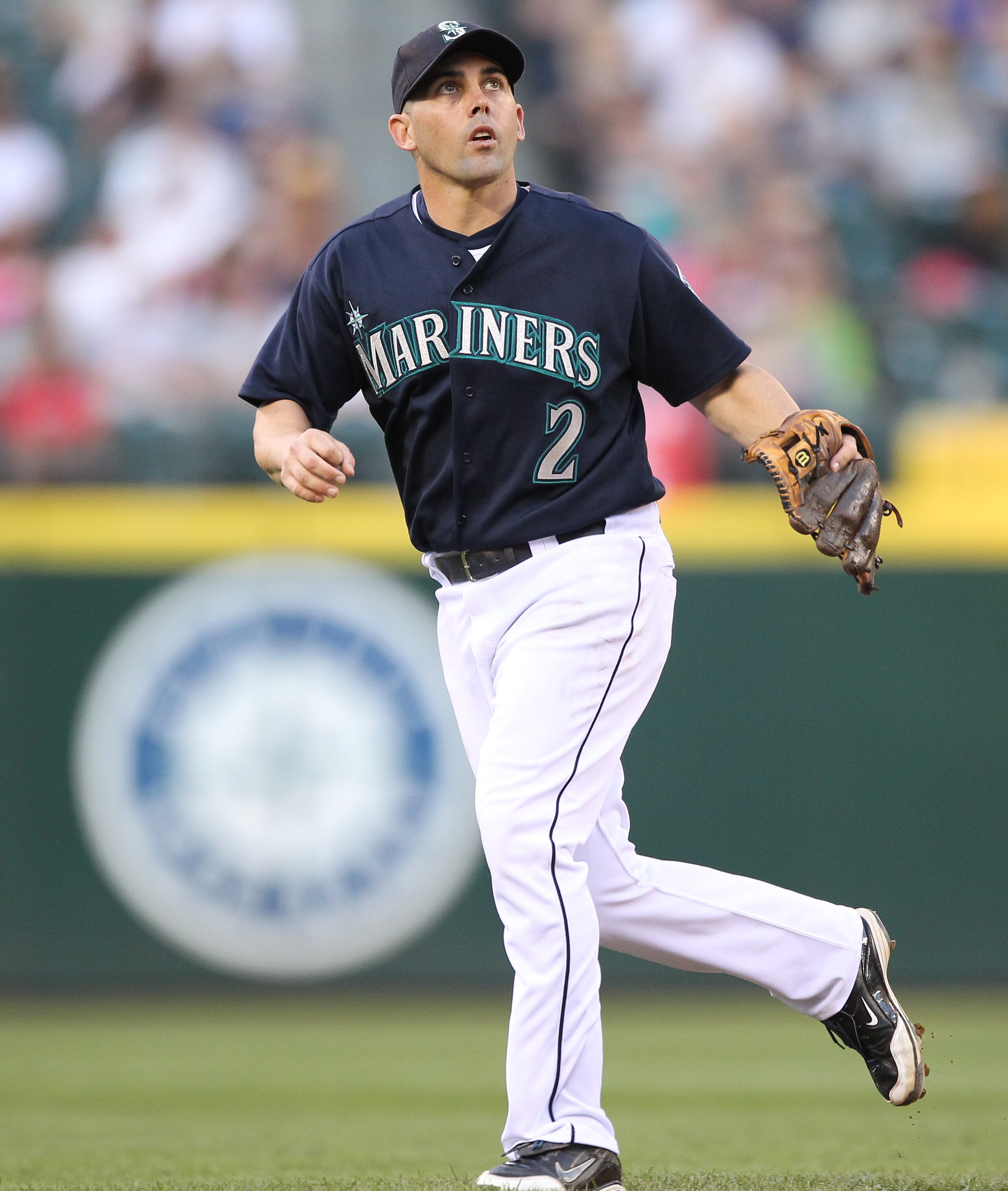 SEATTLE - JULY 23: Shortstop Jack Wilson #2 of the Seattle Mariners watches a double by Mike Cameron of the Boston Red Sox at Safeco Field on July 23, 2010 in Seattle, Washington. (Photo by Otto Greule Jr/Getty Images) SEATTLE - JULY 23: Shortstop Jack Wilson #2 of the Seattle Mariners watches a double by Mike Cameron of the Boston Red Sox at Safeco Field on July 23, 2010 in Seattle, Washington. (Photo by Otto Greule Jr/Getty Images)