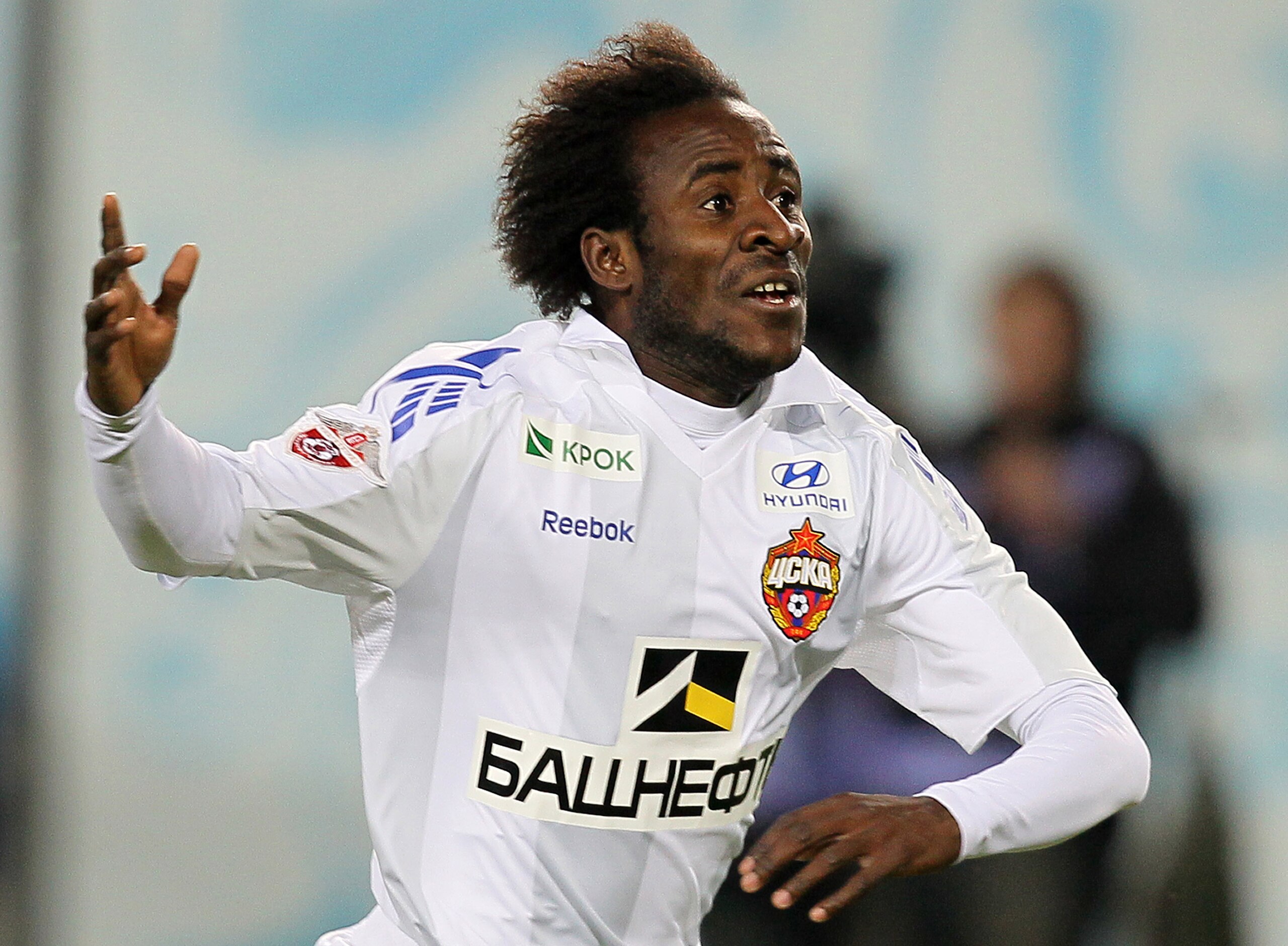 KHIMKI, RUSSIA - OCTOBER 27: Seydou Doumbia of PFC CSKA Moscow reacts during the Russian Premier League match between FC Dynamo Moscow and PFC CSKA Moscow at the Khimki Stadium on October 27, 2010 in Khimki, Russia. (Photo by Alexander Fyodorov/Epsilon/G KHIMKI, RUSSIA - OCTOBER 27: Seydou Doumbia of PFC CSKA Moscow reacts during the Russian Premier League match between FC Dynamo Moscow and PFC CSKA Moscow at the Khimki Stadium on October 27, 2010 in Khimki, Russia. (Photo by Alexander Fyodorov/Epsilon/G