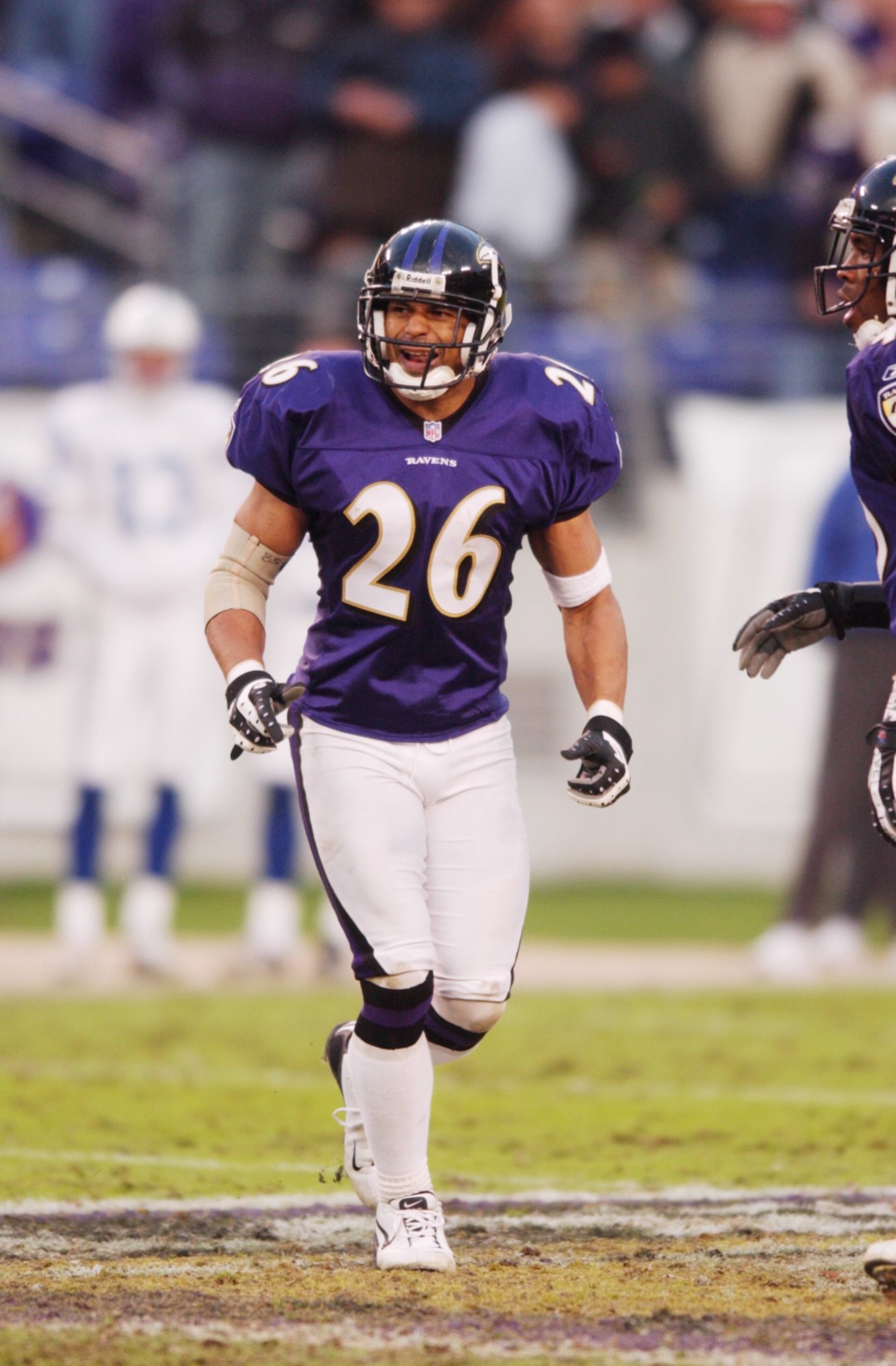 02 Dec 2001 : Rod Woodson of the Baltimore Ravens during the game against the Indianapolis Colts at PSINet Stadium in Baltimore, Maryland. The Ravens defeated the Colts 39-27. DIGITAL IMAGE. Mandatory Credit: Doug Pensinger/Allsport
