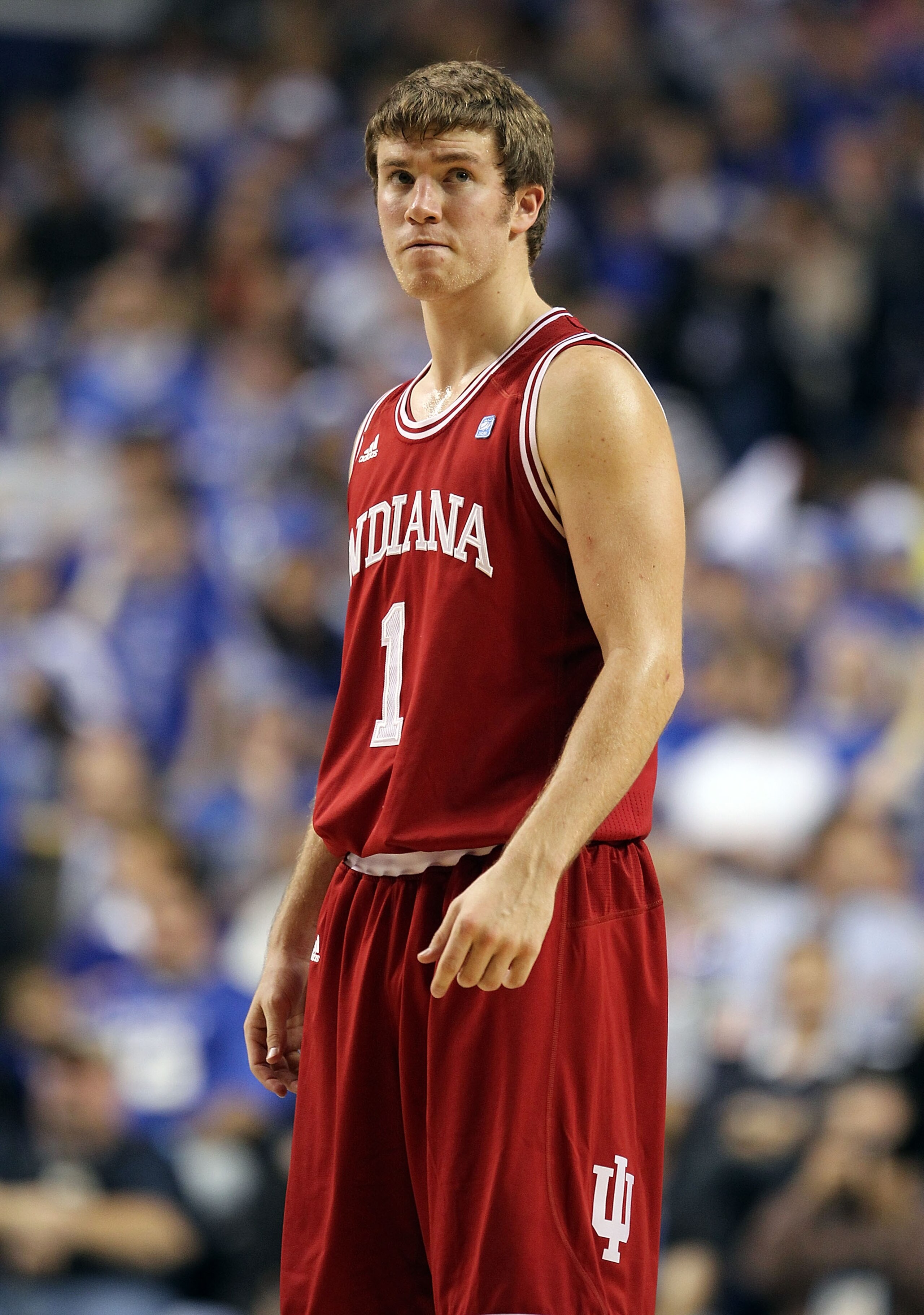 LEXINGTON, KY - DECEMBER 11: Jordan Hulls #1 of the Indiana Hoosiers is pictured during the game against the Kentucky Wildcats on December 11, 2010 in Lexington, Kentucky. (Photo by Andy Lyons/Getty Images) LEXINGTON, KY - DECEMBER 11: Jordan Hulls #1 of the Indiana Hoosiers is pictured during the game against the Kentucky Wildcats on December 11, 2010 in Lexington, Kentucky. (Photo by Andy Lyons/Getty Images)