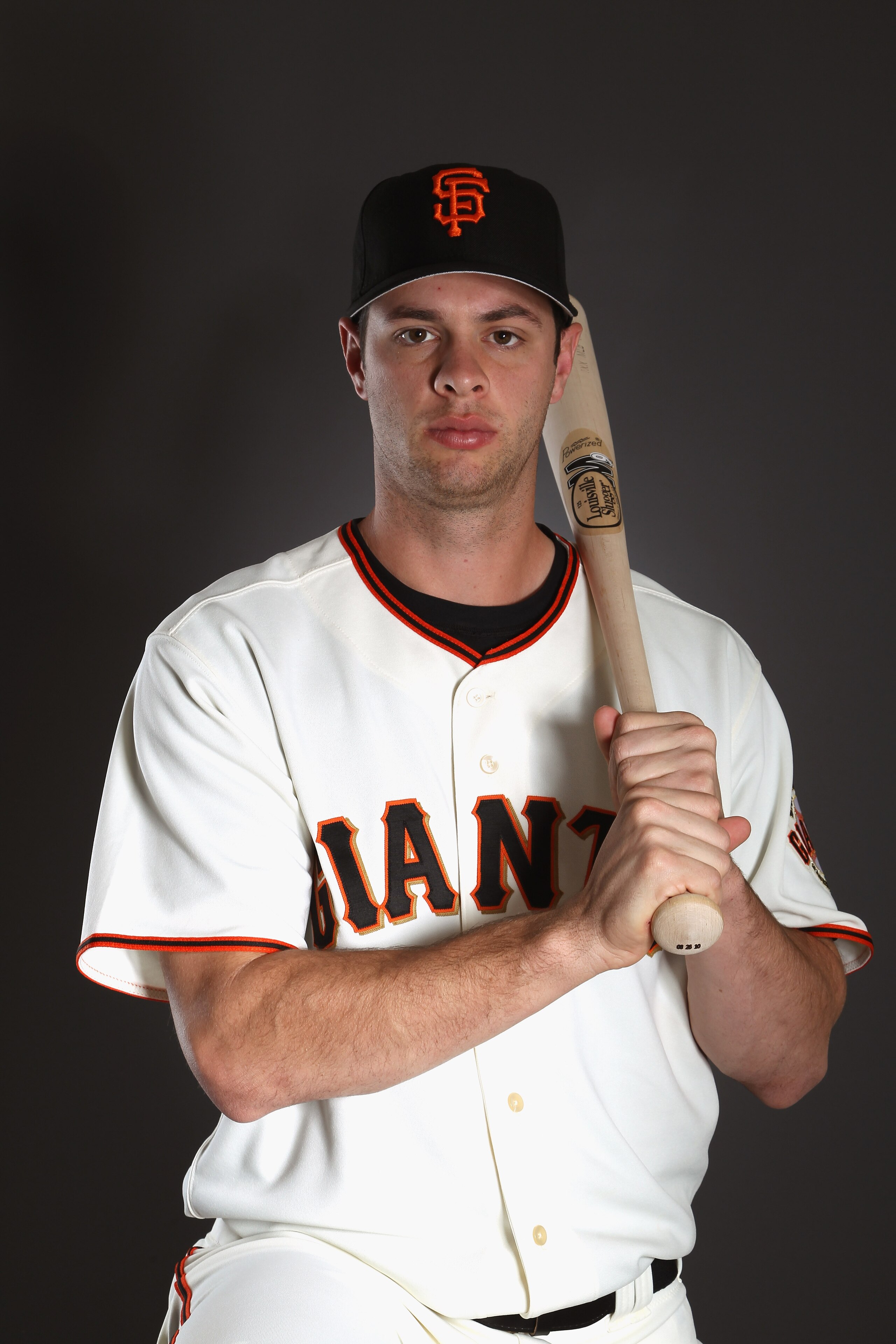 SCOTTSDALE, AZ - FEBRUARY 23:  Brandon Belt #9 of the San Francisco Giants poses for a portrait during media photo day at Scottsdale Stadium on February 23, 2011 in Scottsdale, Arizona.  (Photo by Ezra Shaw/Getty Images)