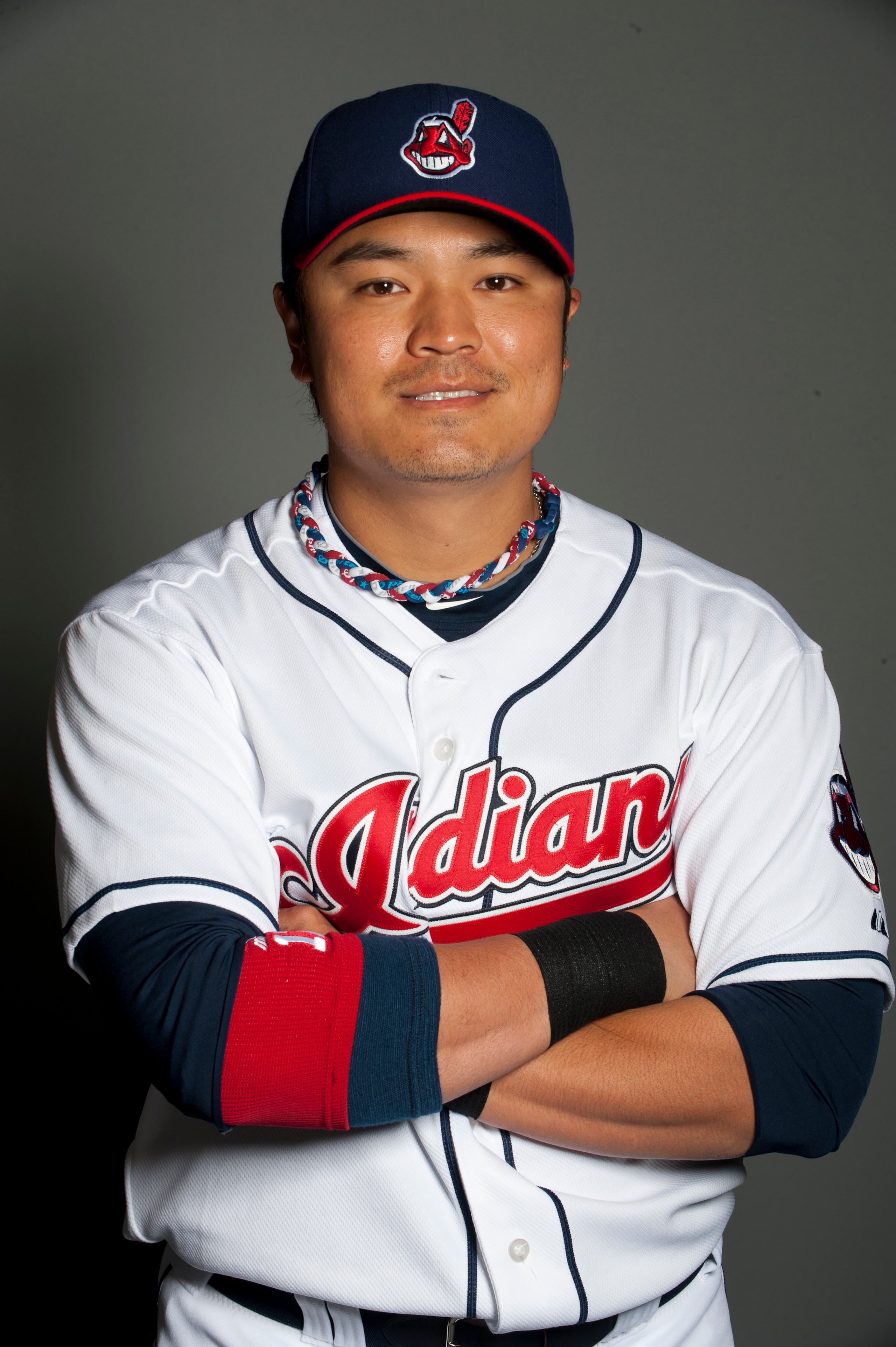 GOODYEAR, AZ - FEBRUARY 22: Shin-Soo Choo #17 of the Cleveland Indians poses during their photo day at the Cleveland Indians Spring Training Complex on February 22, 2011 in Goodyear, Arizona. (Photo by Rob Tringali/Getty Images)