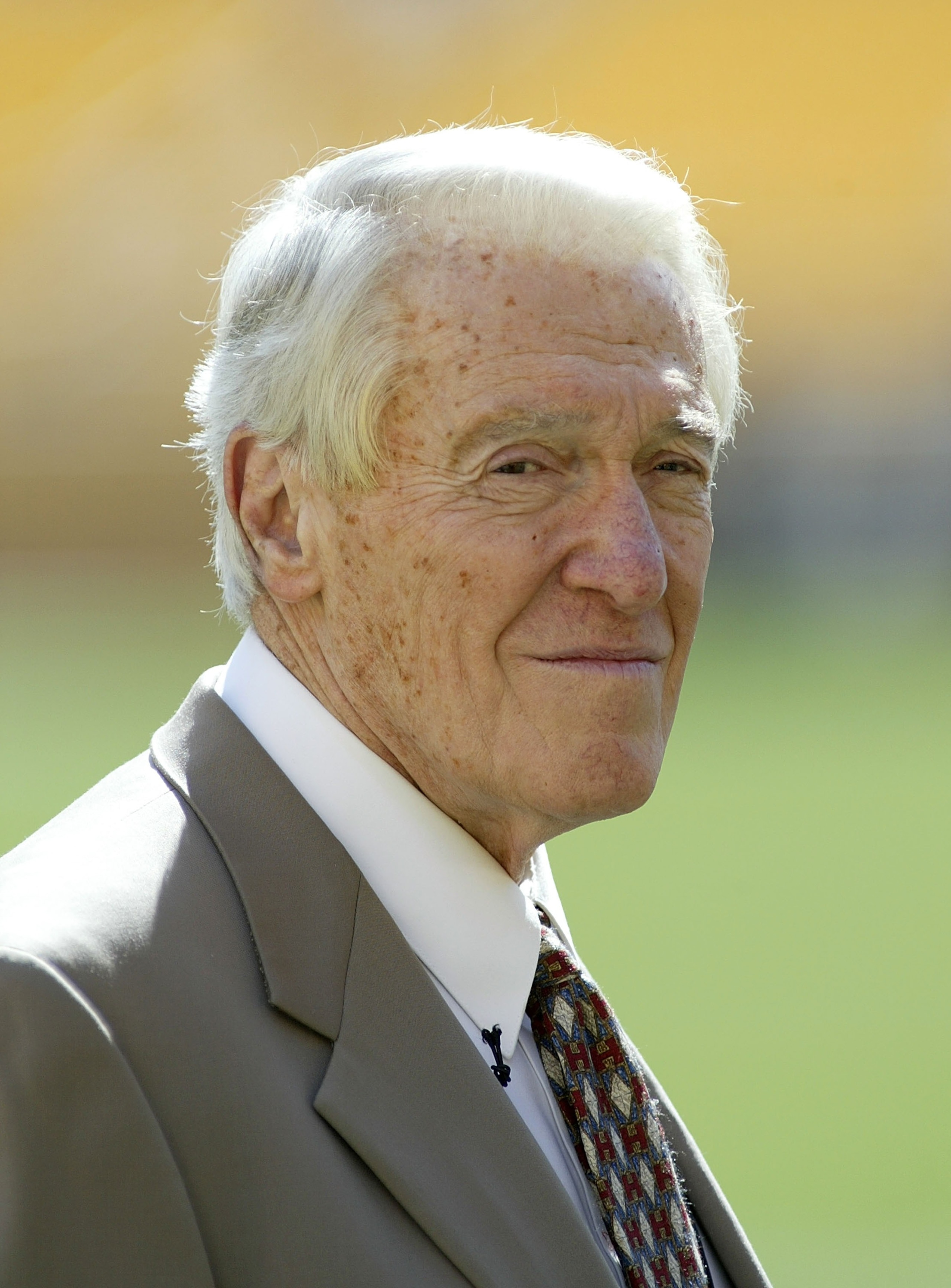 PITTSBURGH - SEPTEMBER 16:  Marv Levy, General Manager of the Buffalo Bills stands on the field prior to the team playing the Pittsburgh Steelers at Heinz Field September 16, 2007 in Pittsburgh, Pennsylvania. Pittsburgh won 26-3.  (Photo by Rick Stewart/G