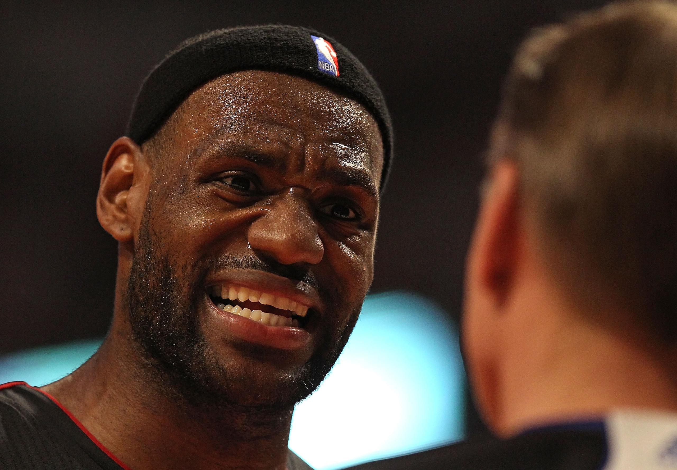 CHICAGO, IL - FEBRUARY 24: LeBron James #6 of the Miami Heat argues with referee Steve Javie #29 during a game against the Chicago Bulls at the United Center on February 24, 2011 in Chicago, Illinois. The Bulls defeated the Heat 93-89. NOTE TO USER: User