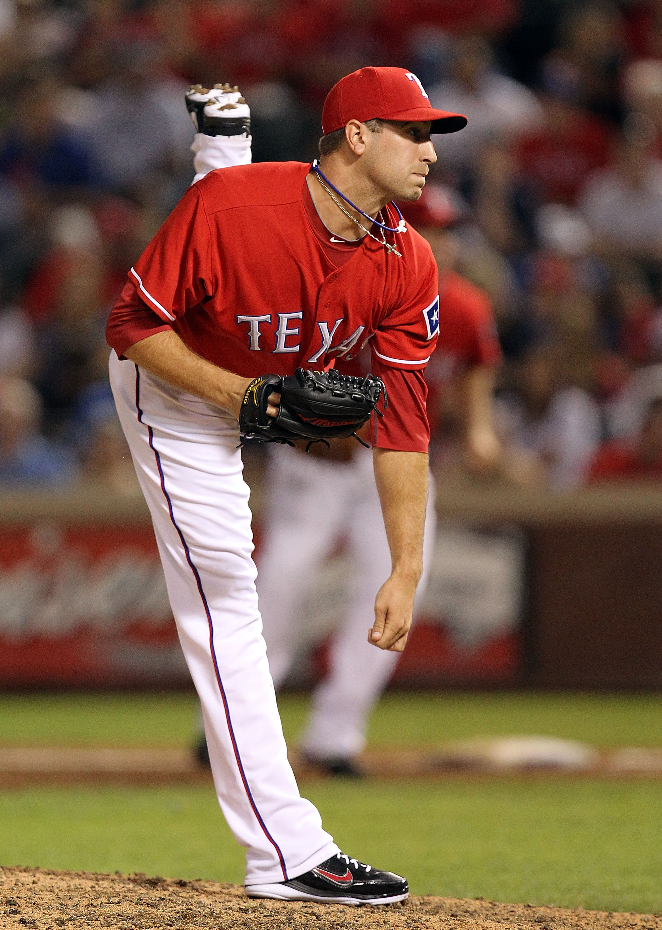 2010 Michael Kirkman Game Worn Texas Rangers World Series Jersey