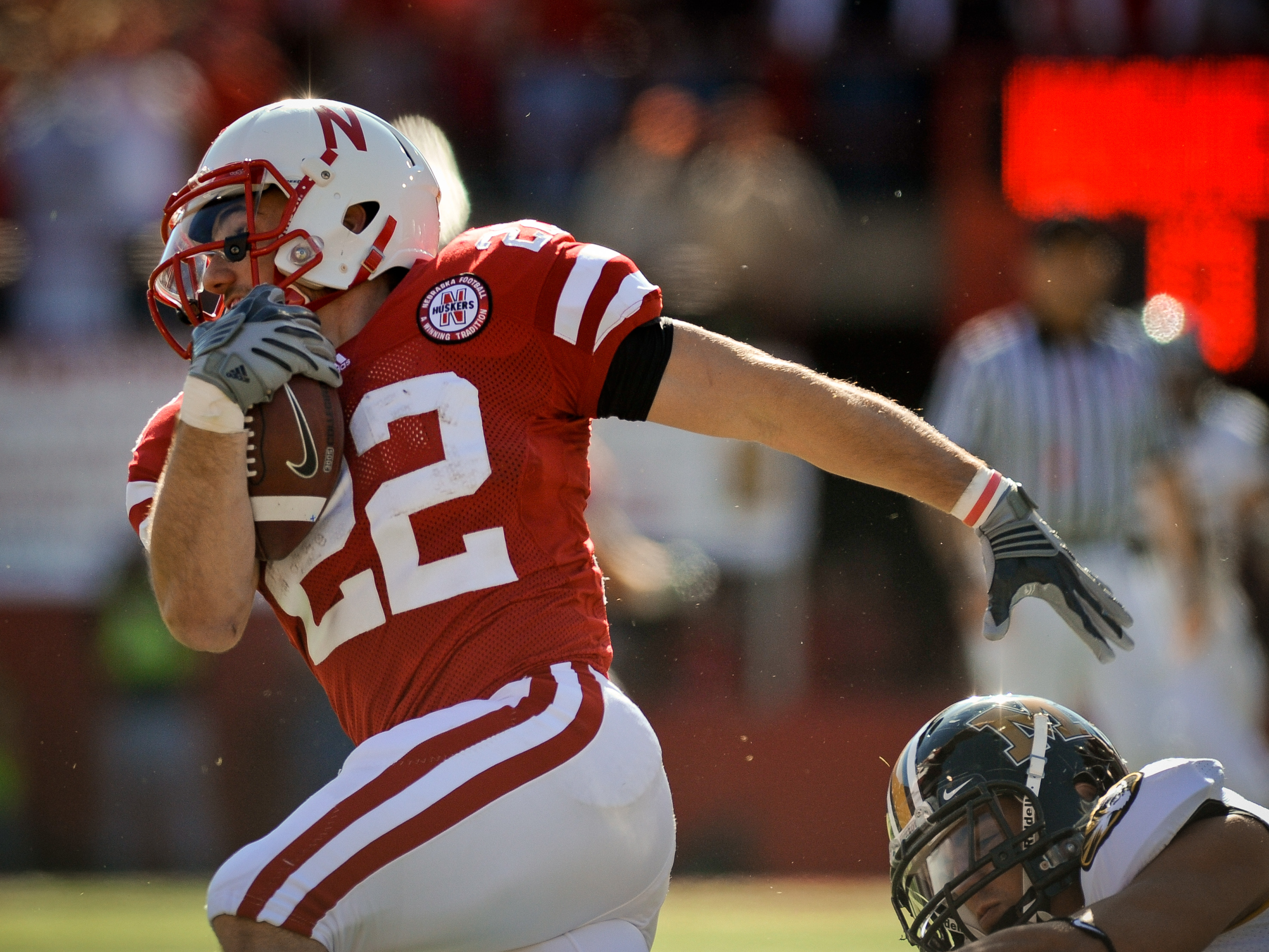 Rex Burkhead Nebraska Cornhuskers #22 Football Jersey - Red