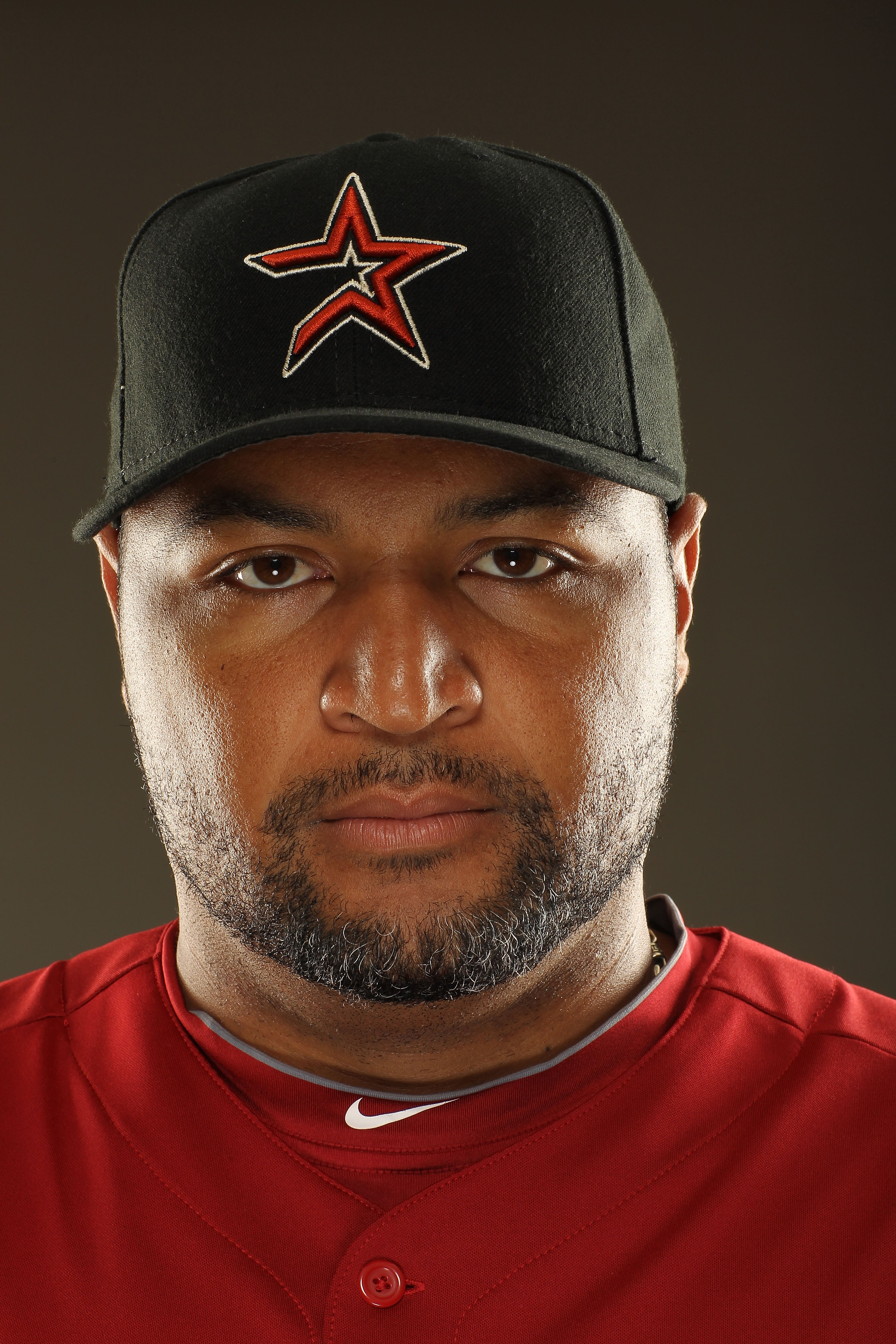 KISSIMMEE, FL - FEBRUARY 24:  Carlos Lee #45 of the Houston Astros poses for a portrait Spring Training photo Day at Osceola County Stadium  on February 24, 2011 in Kissimmee, Florida.  (Photo by Al Bello/Getty Images)