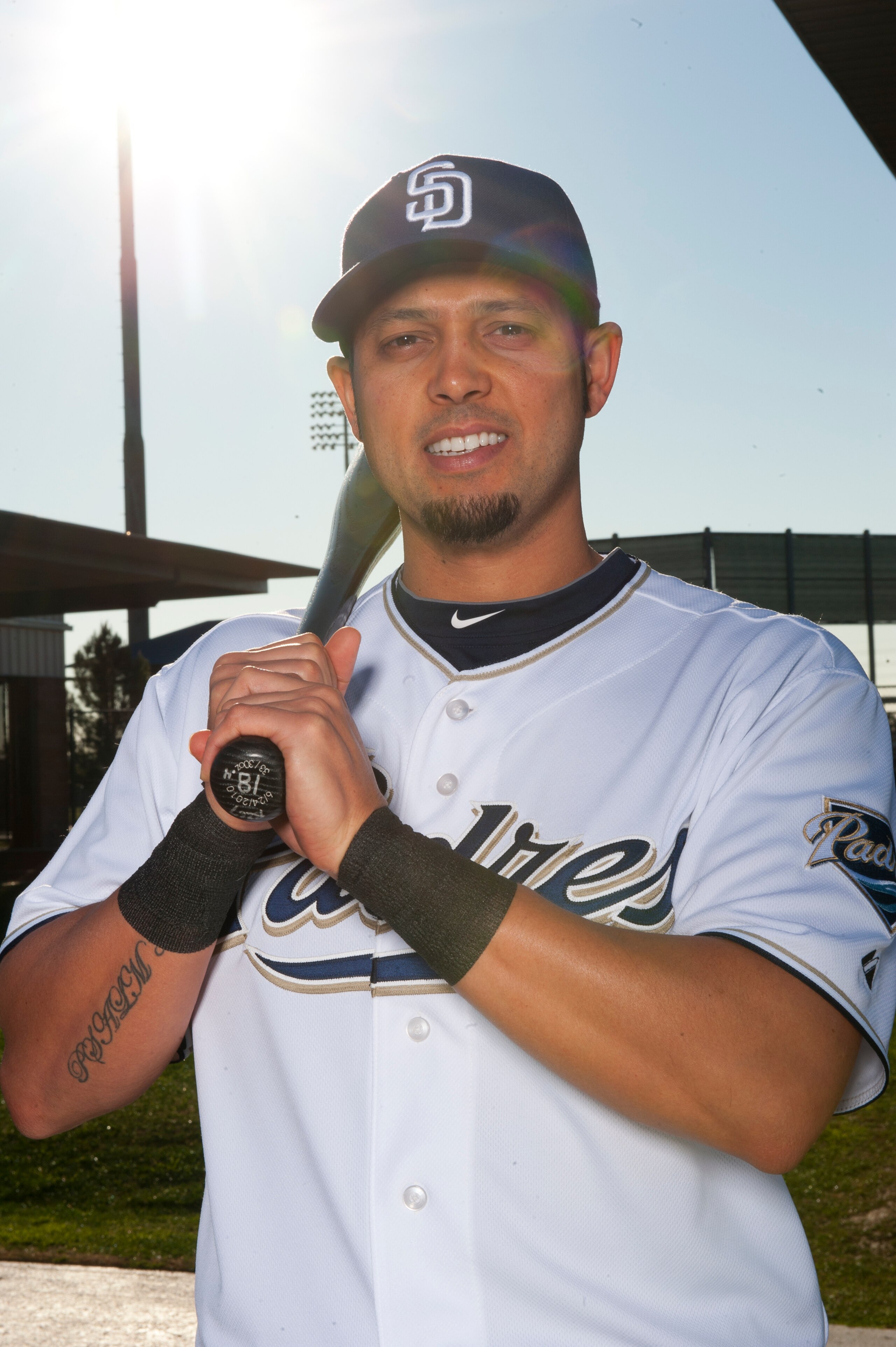 PEORIA, AZ - FEBRUARY 23: Jason Bartlett #8 of the San Diego Padres poses during their photo day at the Padres Spring Training Complex on February 23, 2011 in Peoria, Arizona. (Photo by Rob Tringali/Getty Images)