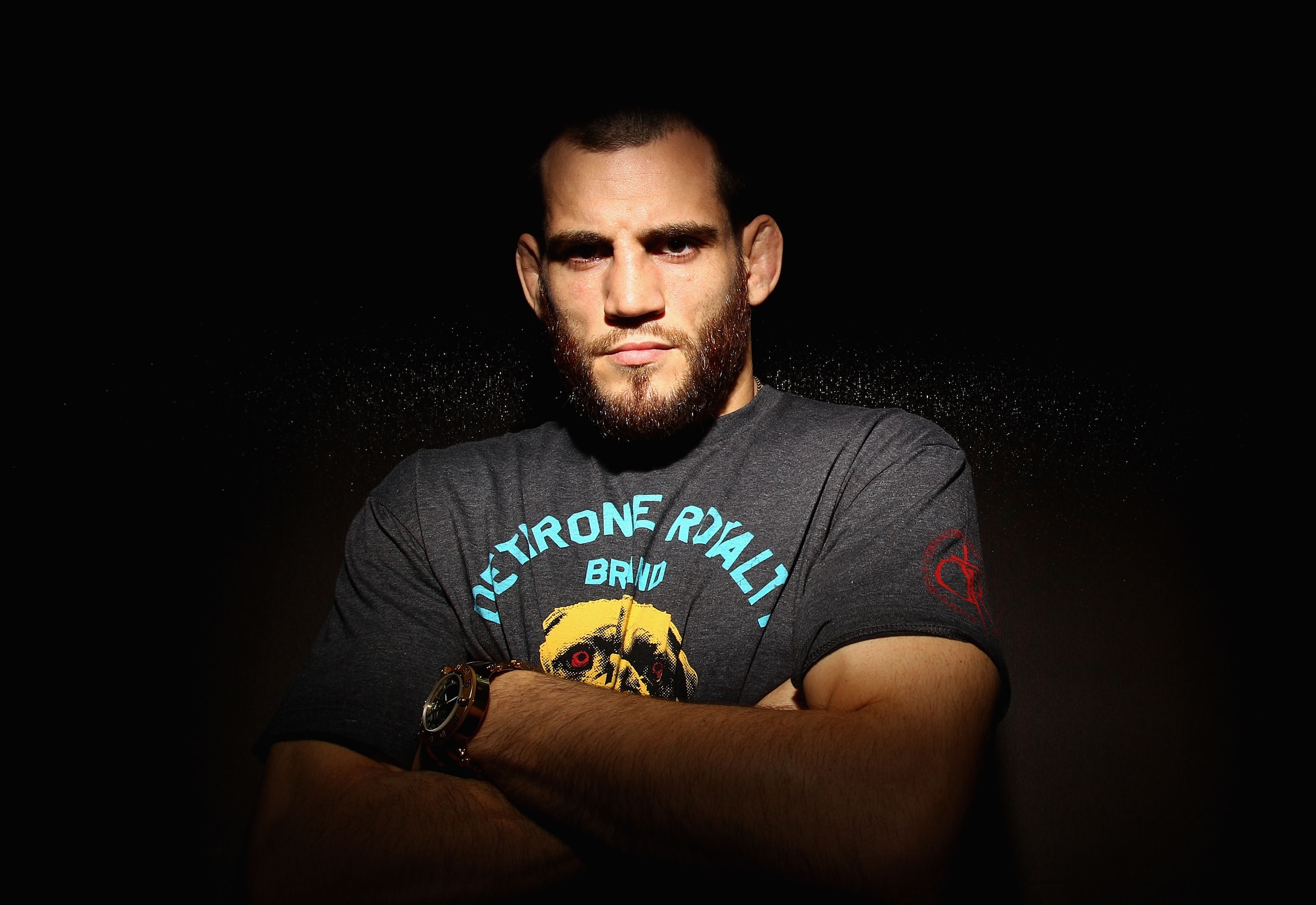 SYDNEY, AUSTRALIA - FEBRUARY 23: Jon Fitch of the USA poses during a Press Conference ahead of UFC 127 at Star City on February 23, 2011 in Sydney, Australia.  (Photo by Ryan Pierse/Getty Images)