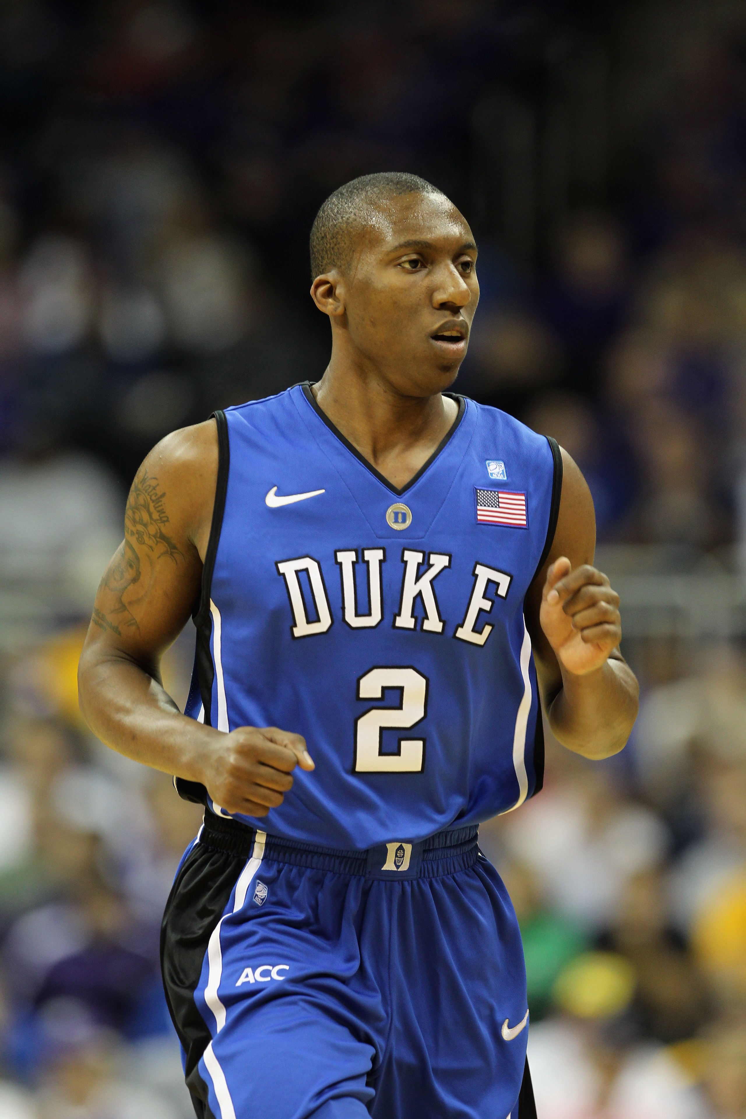 KANSAS CITY, MO - NOVEMBER 22:  Nolan Smith #2 of the Duke Blue Devils in action during the CBE Classic game against the Marquette Golden Eagles on November 22, 2010 at the Sprint Center in Kansas City, Missouri.  (Photo by Jamie Squire/Getty Images)